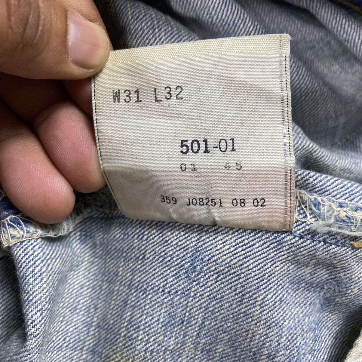 Levi's Vintage Levi’s 501 Japan Distressed Denim Size US 33 - 7 Thumbnail