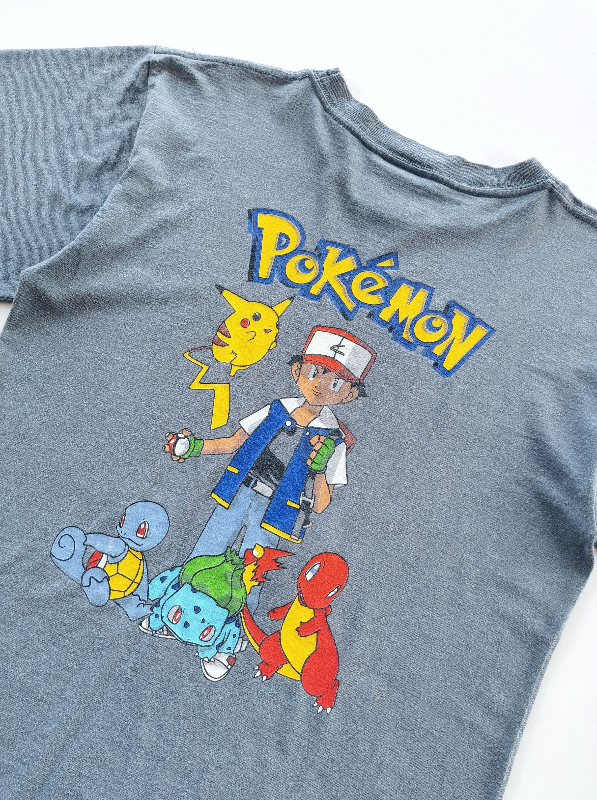 Anime 1998 Vintage Pokemon Anime Series Tshirt Size US M / EU 48-50 / 2 - 2 Thumbnail