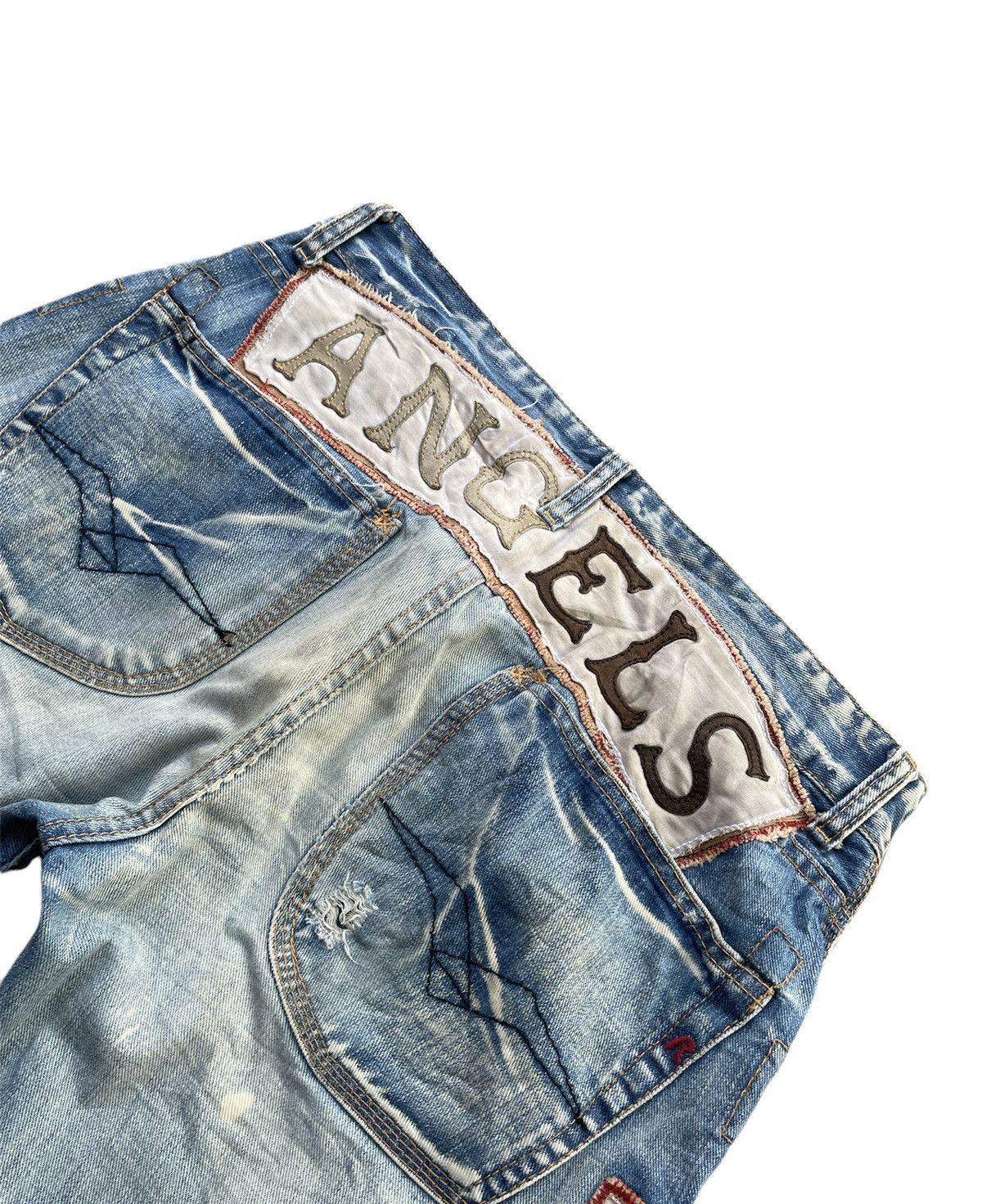 Designer × Replay × Vintage Replay Angels Vintage Aging Wash Denim Size US 33 - 10 Thumbnail