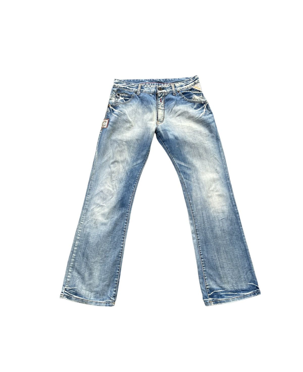 Designer × Replay × Vintage Replay Angels Vintage Aging Wash Denim Size US 33 - 2 Thumbnail
