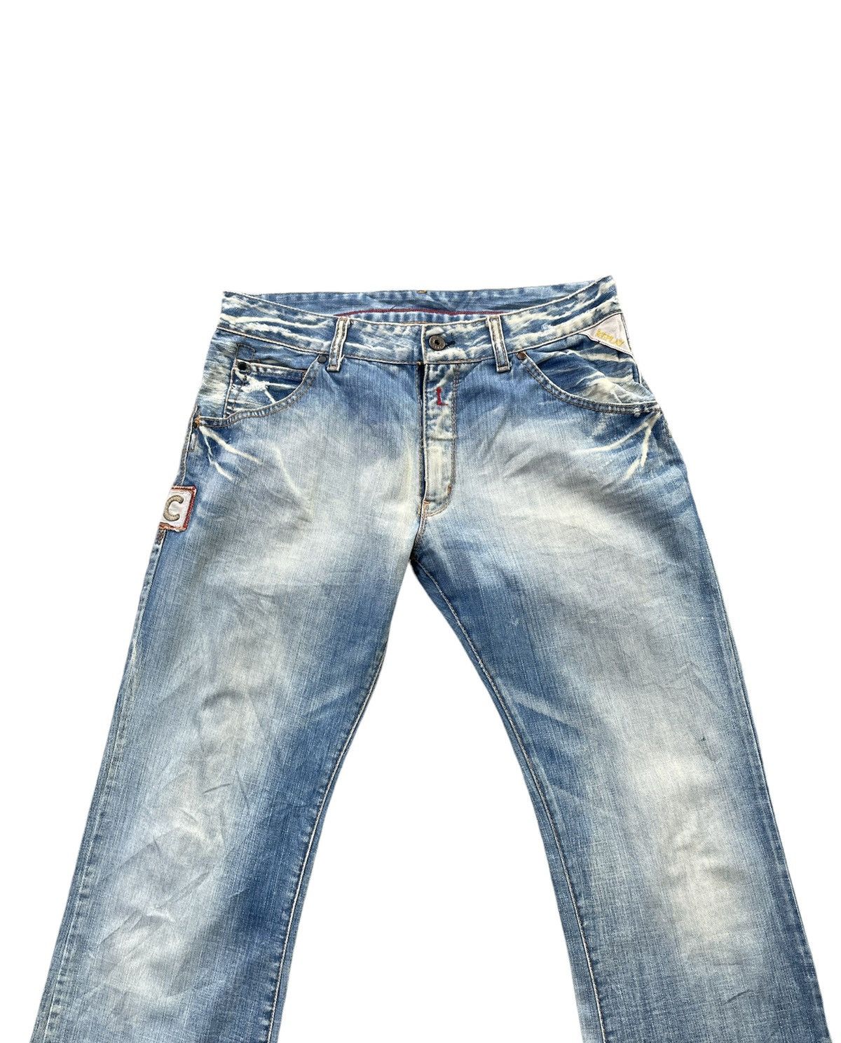 Designer × Replay × Vintage Replay Angels Vintage Aging Wash Denim Size US 33 - 5 Thumbnail