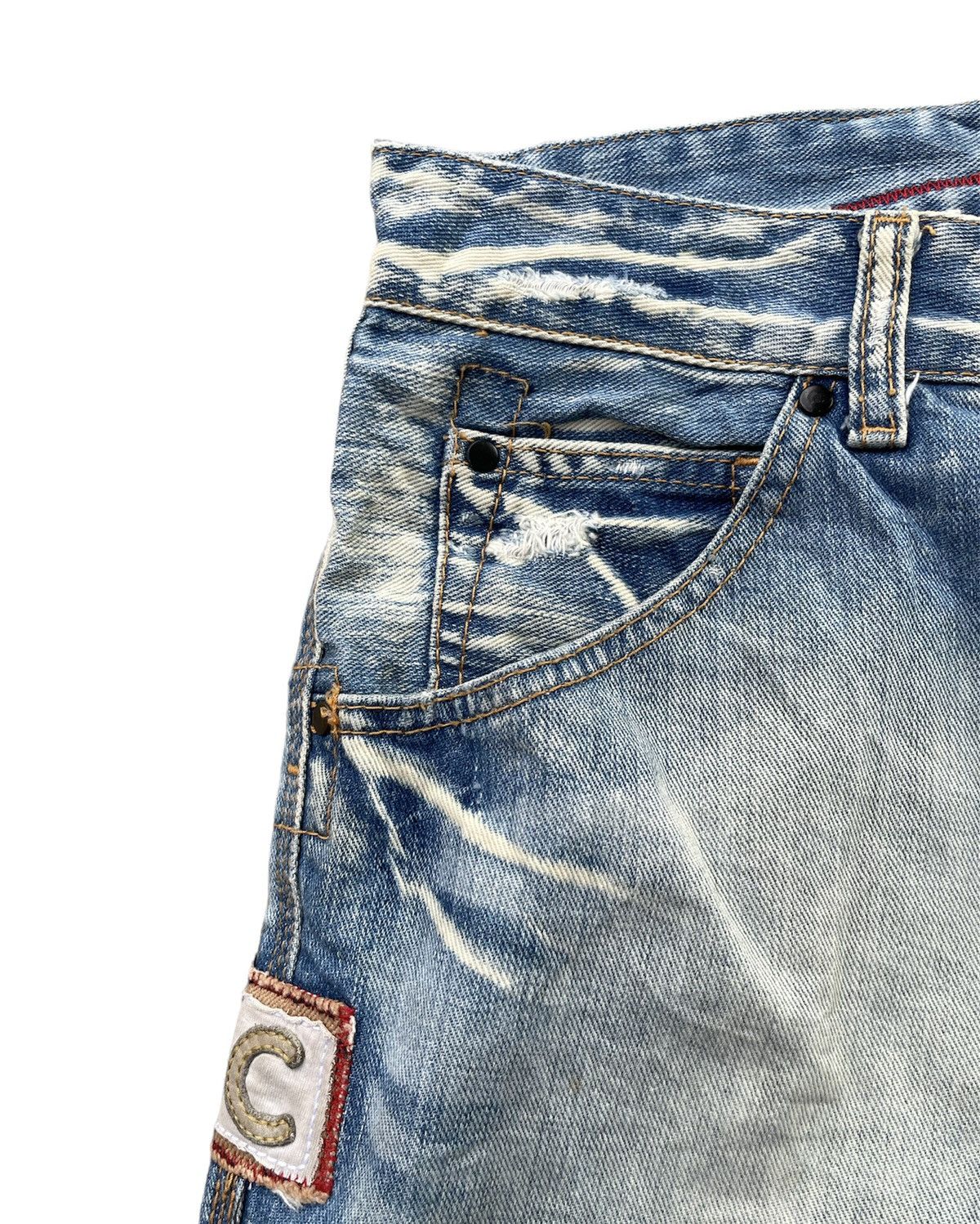 Designer × Replay × Vintage Replay Angels Vintage Aging Wash Denim Size US 33 - 8 Thumbnail