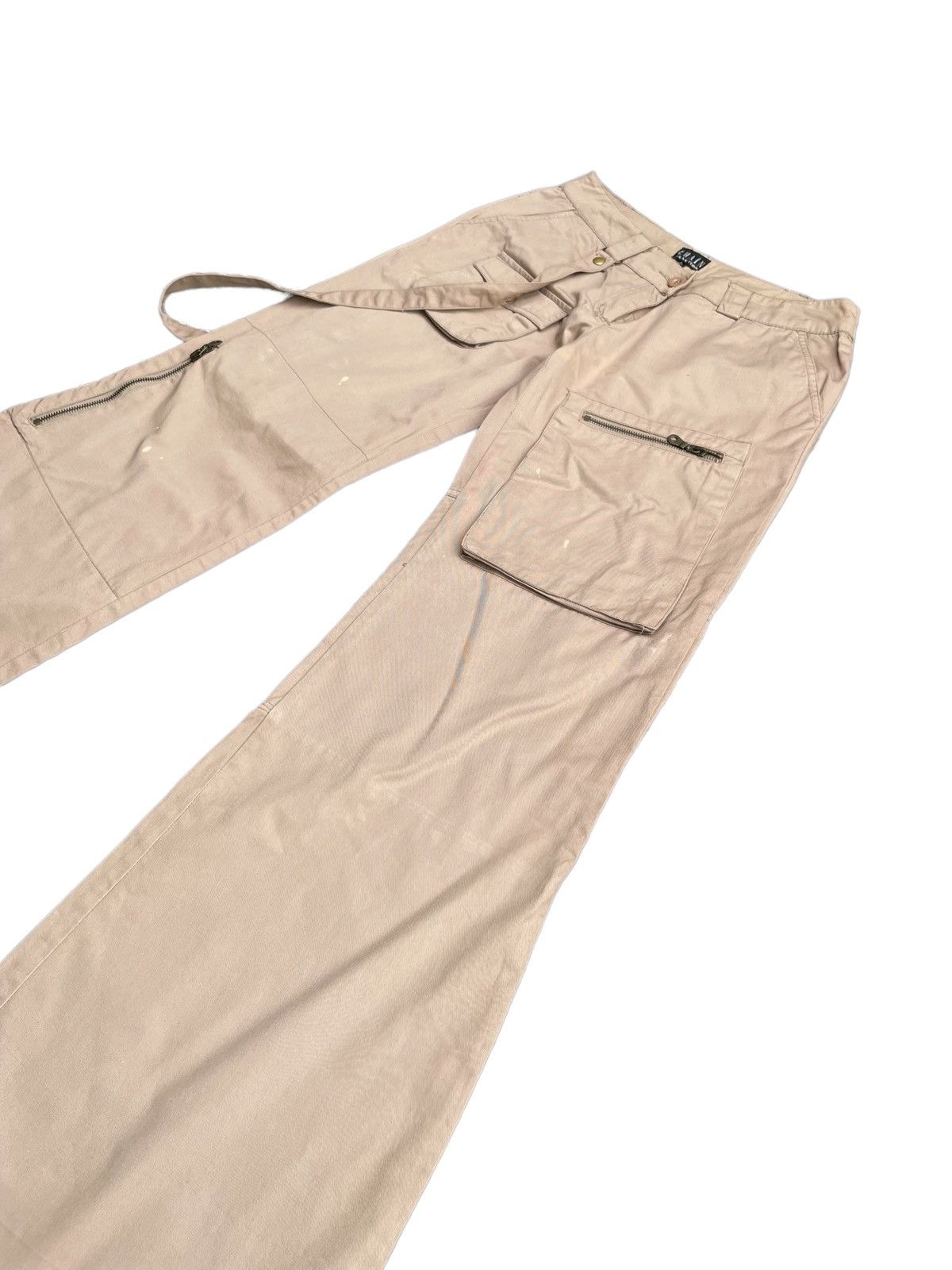 Japanese Brand Chain reaction Multipocket Wide leg Trouser Size US 28 / EU 44 - 3 Thumbnail