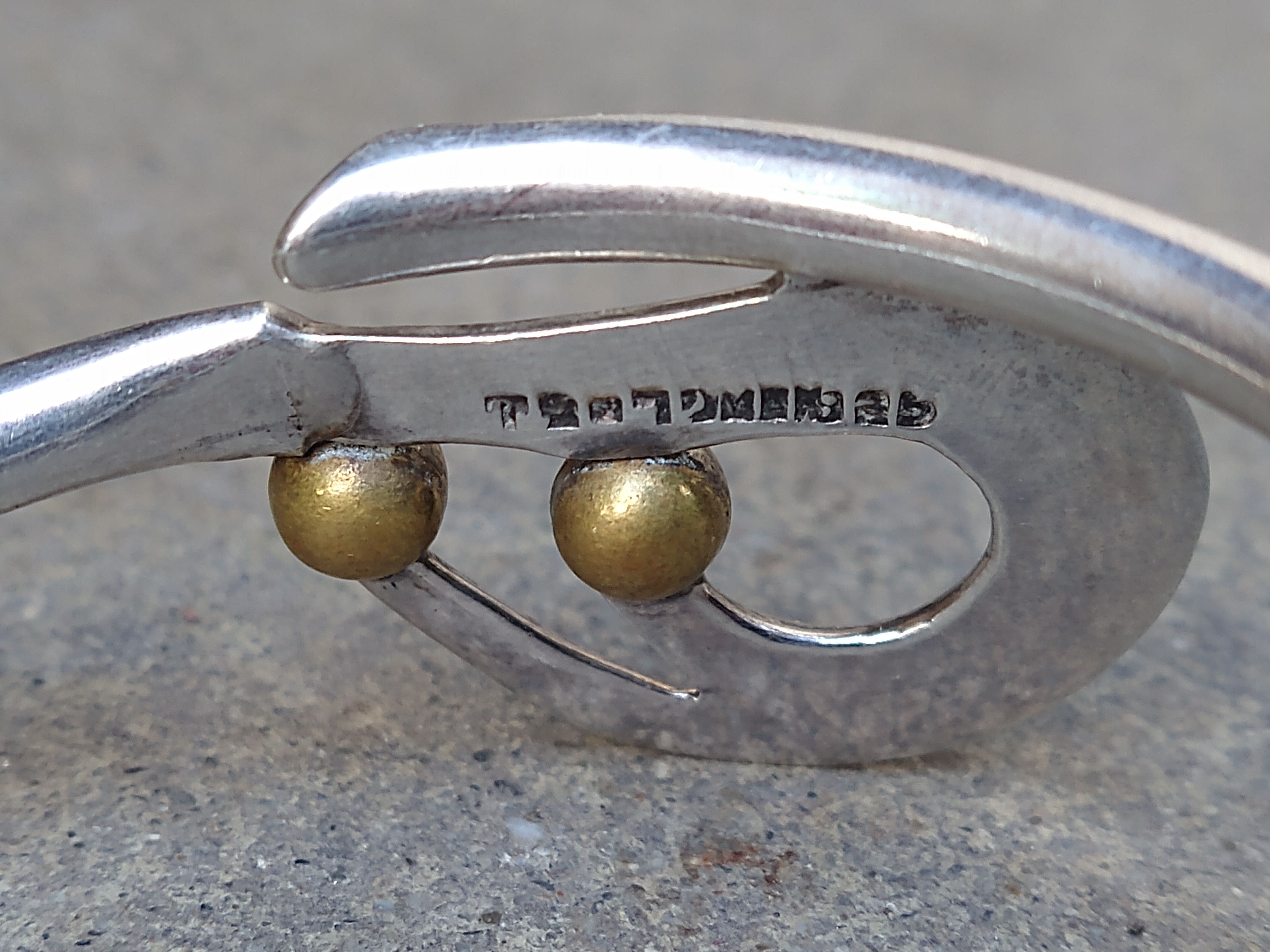 Jewelry Sterling Silver Bracelet Hinge Modern Mexico 7" 19.5g Size ONE SIZE - 6 Thumbnail