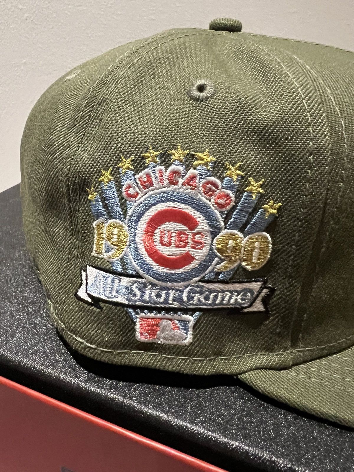 New Era Chicago cubs bear 1990 all star game patch 7 3/8 Size ONE SIZE - 4 Thumbnail