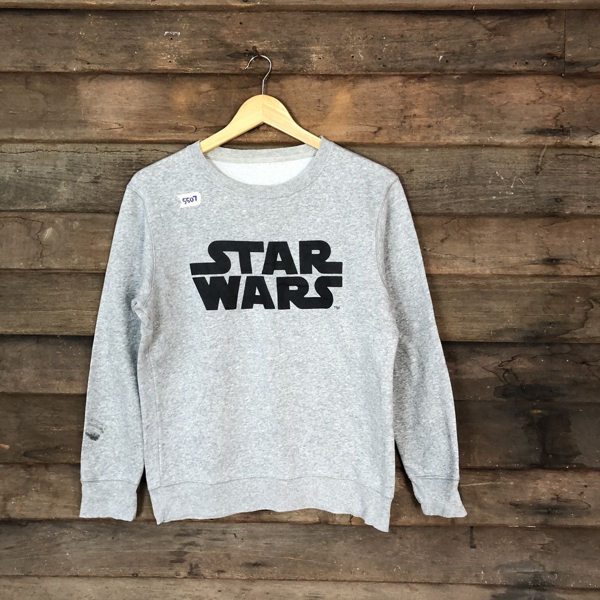 GU × Star Wars Star Wars Grey Sweathshirt vintage #5507 Size US S / EU 44-46 / 1 - 1 Thumbnail