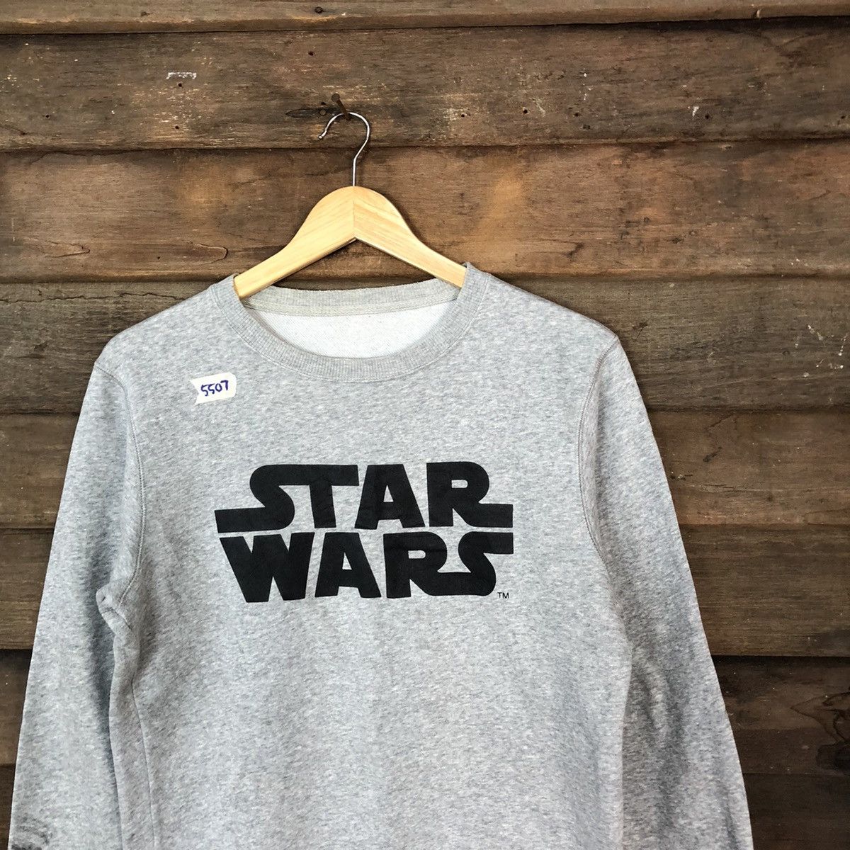 GU × Star Wars Star Wars Grey Sweathshirt vintage #5507 Size US S / EU 44-46 / 1 - 2 Thumbnail