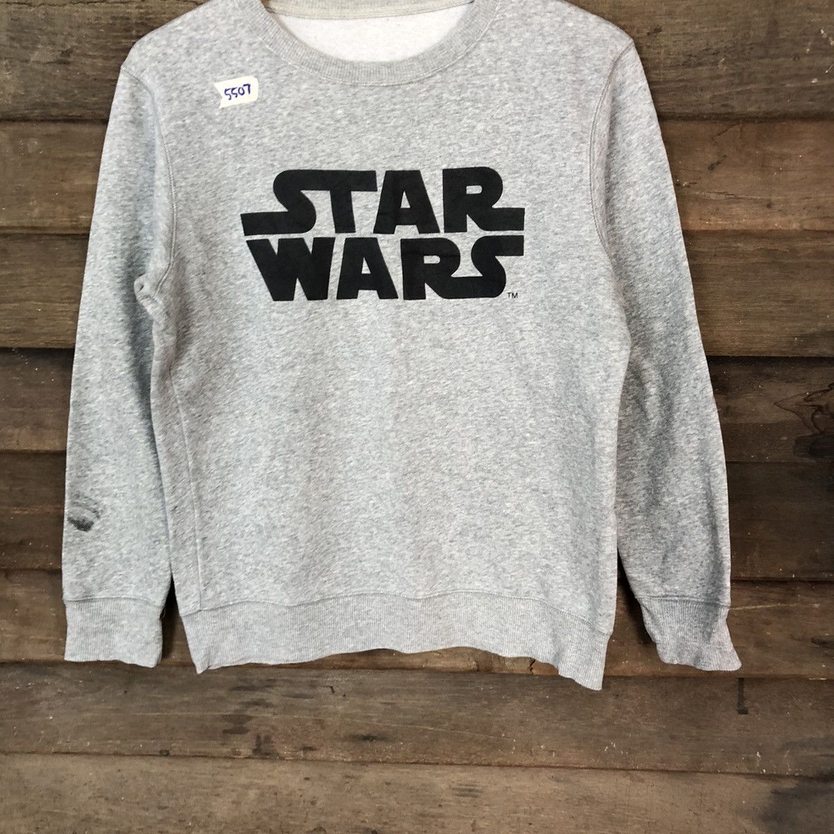 GU × Star Wars Star Wars Grey Sweathshirt vintage #5507 Size US S / EU 44-46 / 1 - 3 Thumbnail