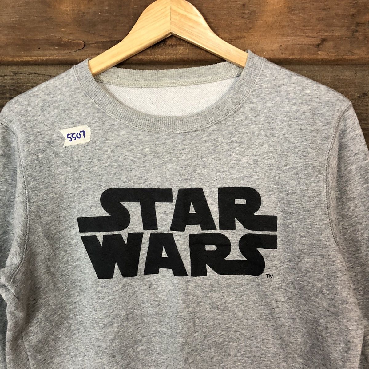 GU × Star Wars Star Wars Grey Sweathshirt vintage #5507 Size US S / EU 44-46 / 1 - 6 Thumbnail
