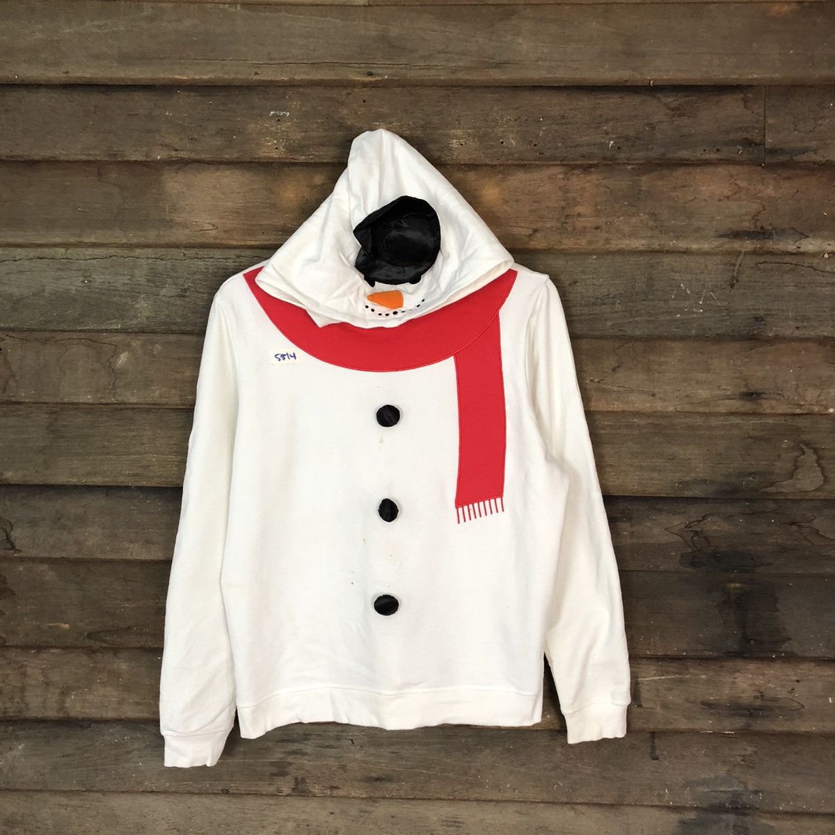 Divided H&M Divided snowman olaf movie White Hoodie #5514 Size US M / EU 48-50 / 2 - 1 Thumbnail