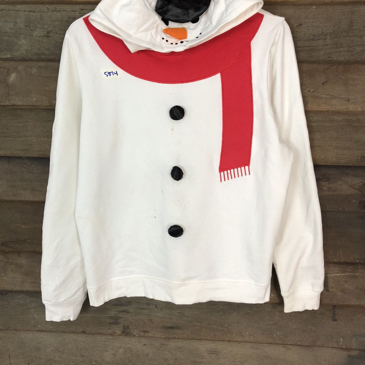 Divided H&M Divided snowman olaf movie White Hoodie #5514 Size US M / EU 48-50 / 2 - 3 Thumbnail