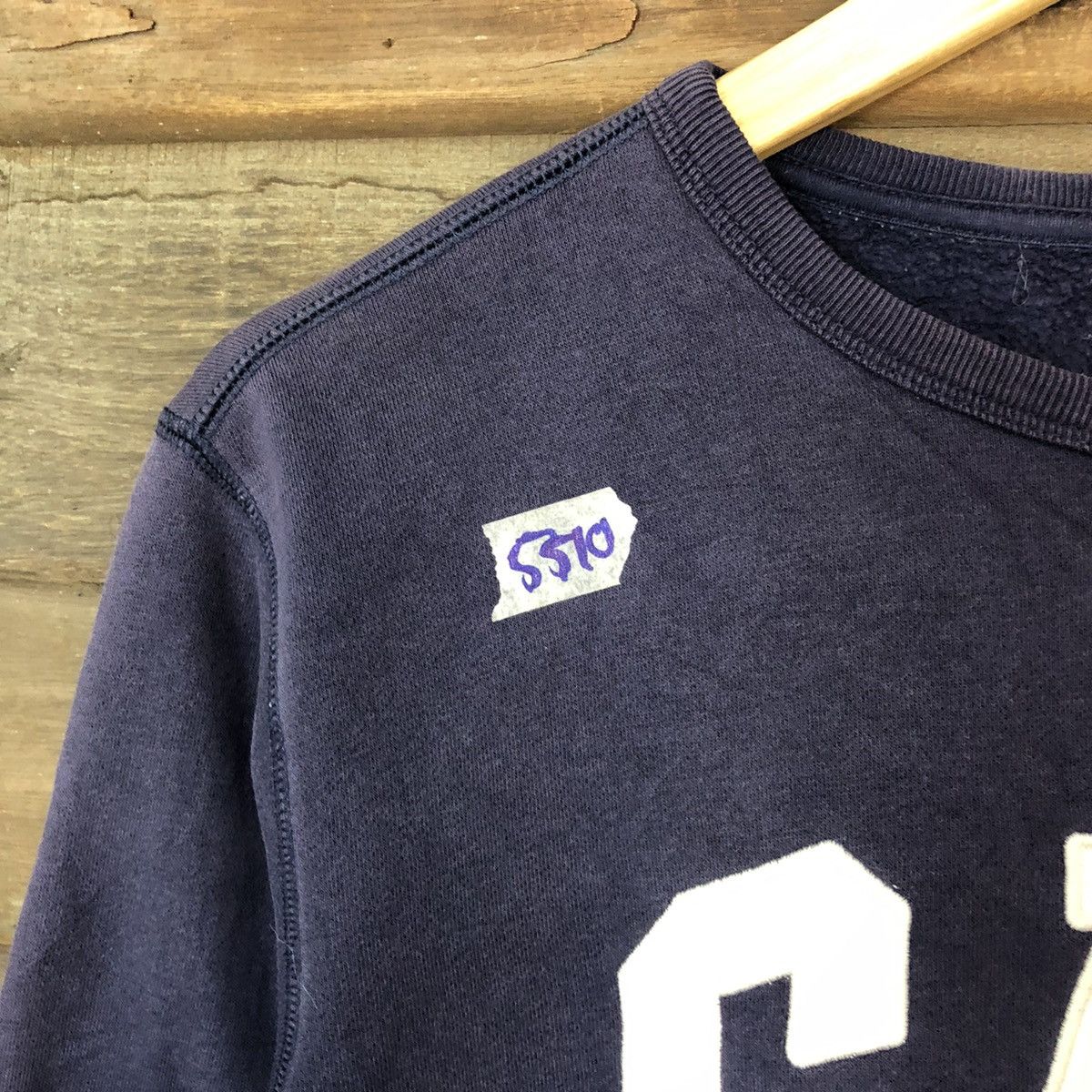 Gap × Vintage Gap spellout vintage kenye west Dark Blue Sweathshirt #5510 Size XS / US 0-2 / IT 36-38 - 7 Thumbnail