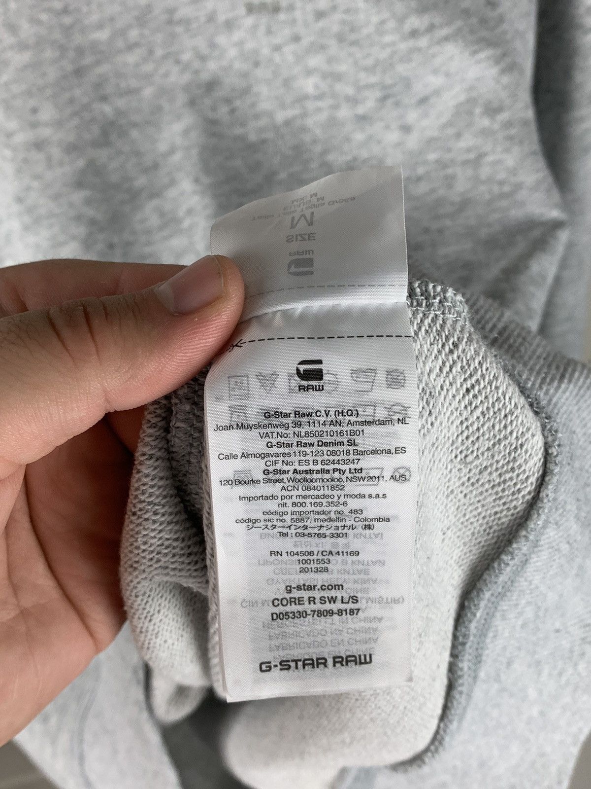 G-Star G-Star Raw Sweatshirt Gray Size M Size US M / EU 48-50 / 2 - 9 Thumbnail