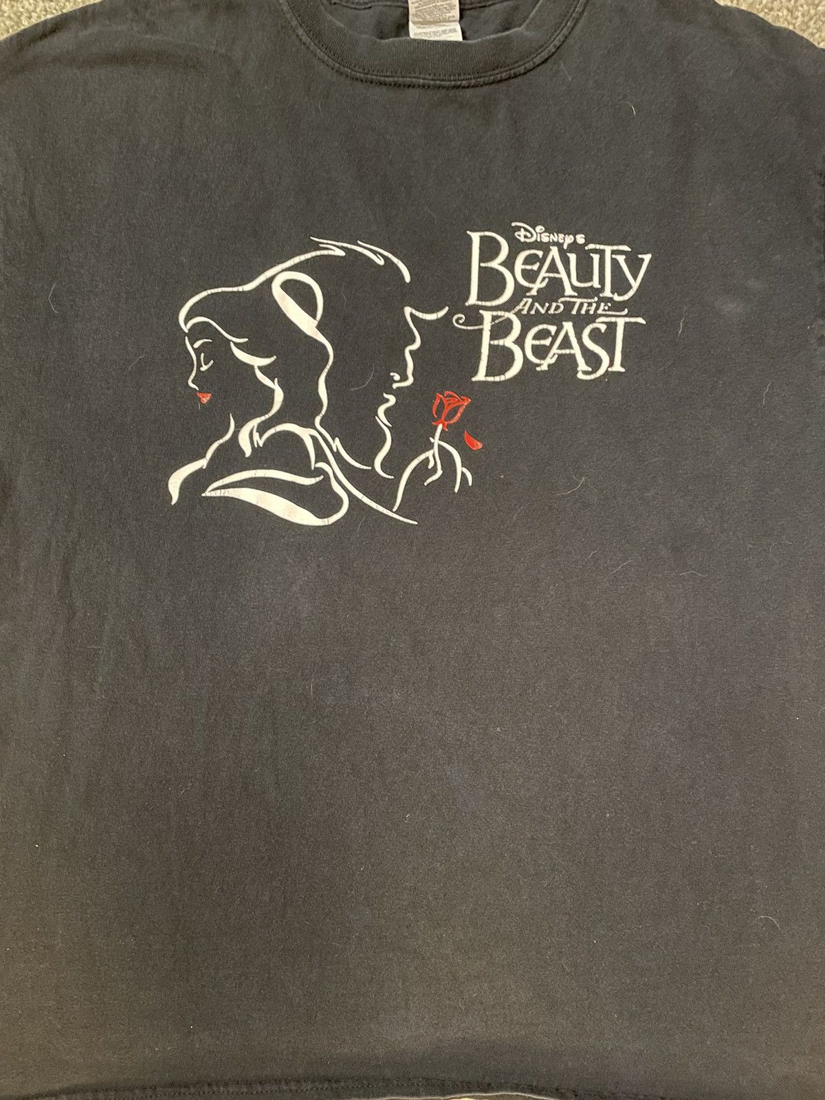 Disney × Vintage Beauty and Beast Theater Play Crewneck T Shirt Size US L / EU 52-54 / 3 - 9 Thumbnail