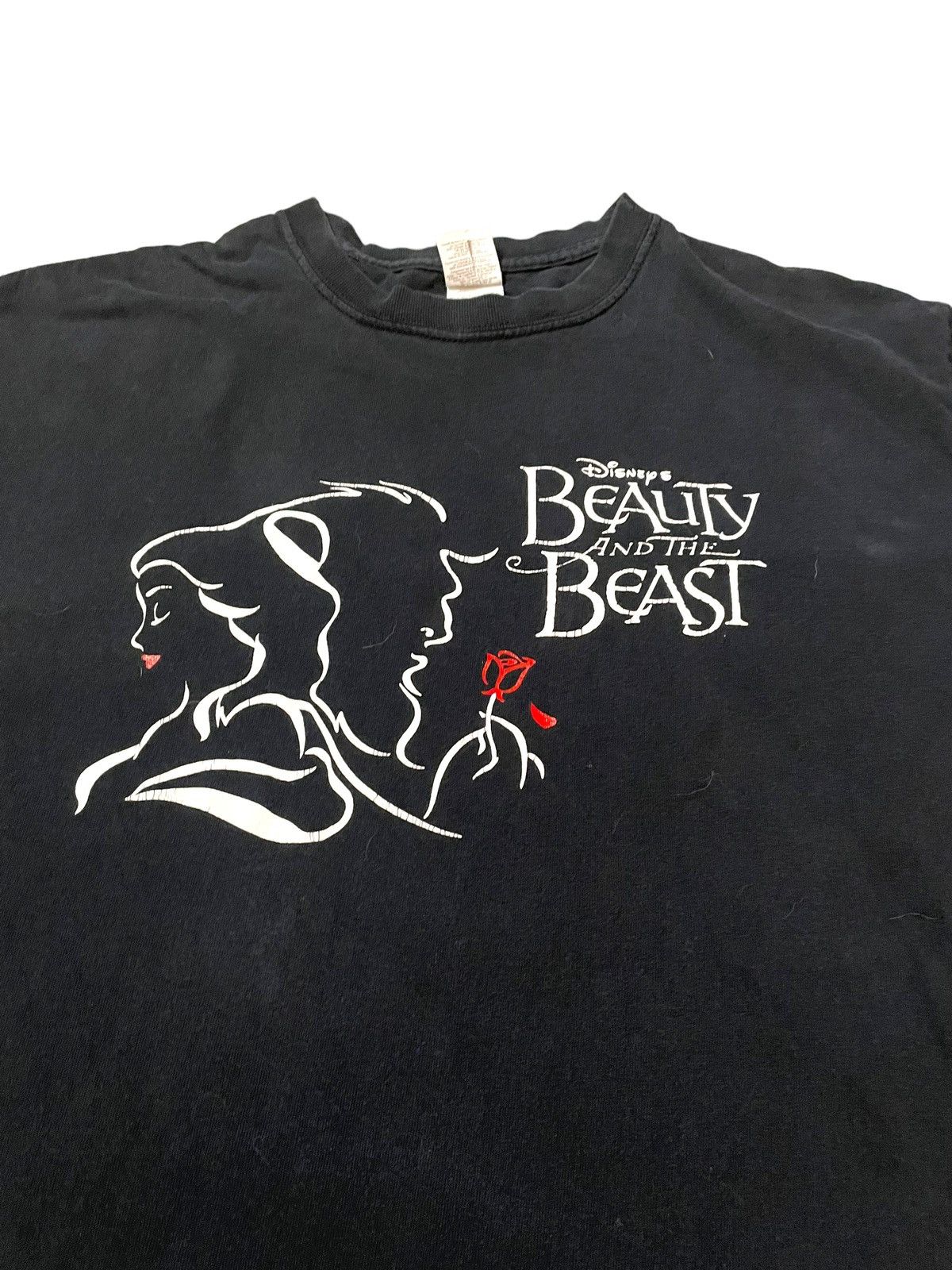 Disney × Vintage Beauty and Beast Theater Play Crewneck T Shirt Size US L / EU 52-54 / 3 - 7 Thumbnail