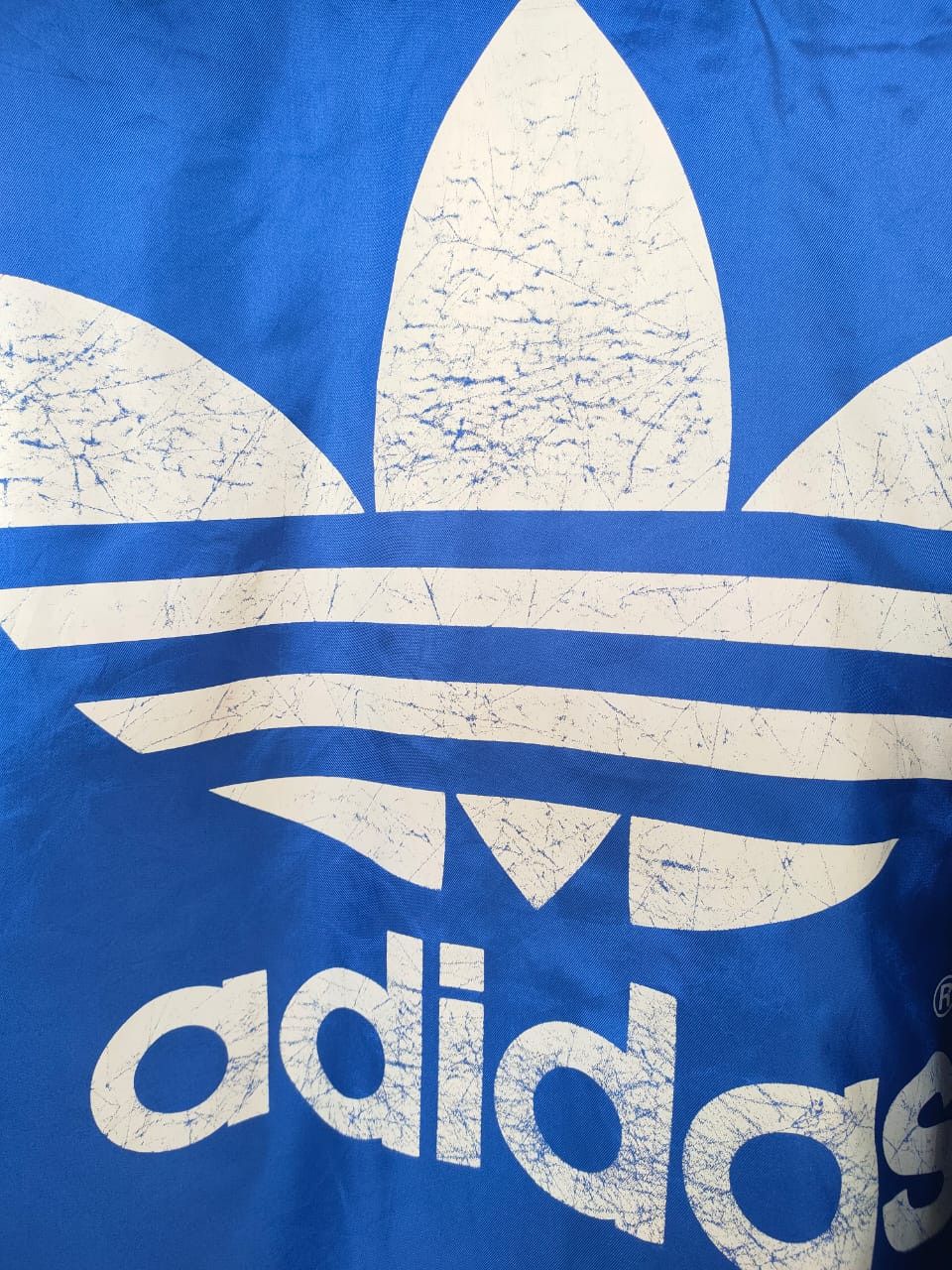 Adidas Vintage Oversize Adidas Big Logo Windbreaker Size US L / EU 52-54 / 3 - 4 Thumbnail