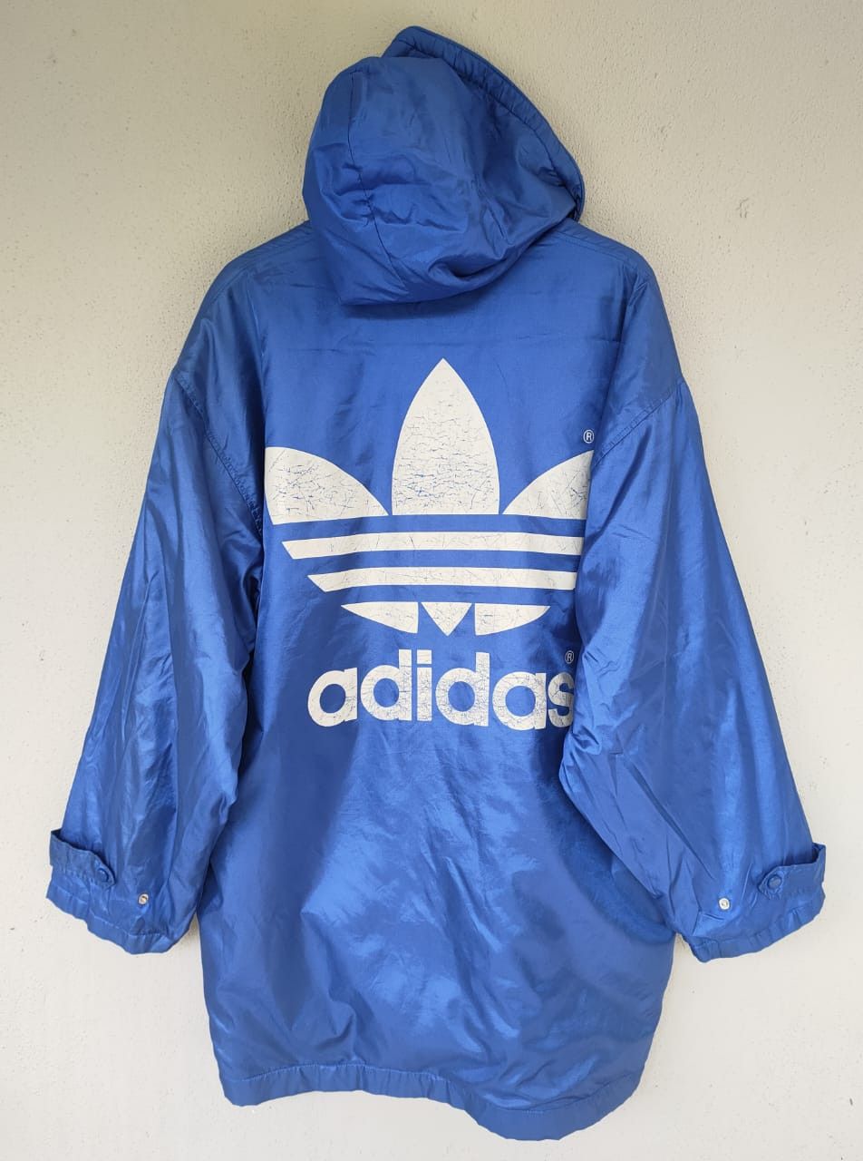 Adidas Vintage Oversize Adidas Big Logo Windbreaker Size US L / EU 52-54 / 3 - 1 Thumbnail