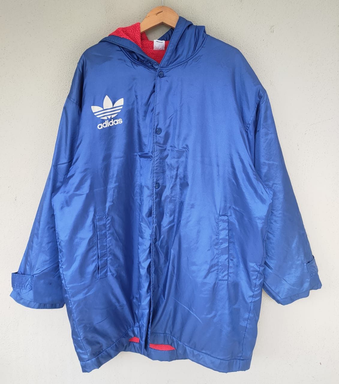 Adidas Vintage Oversize Adidas Big Logo Windbreaker Size US L / EU 52-54 / 3 - 2 Thumbnail