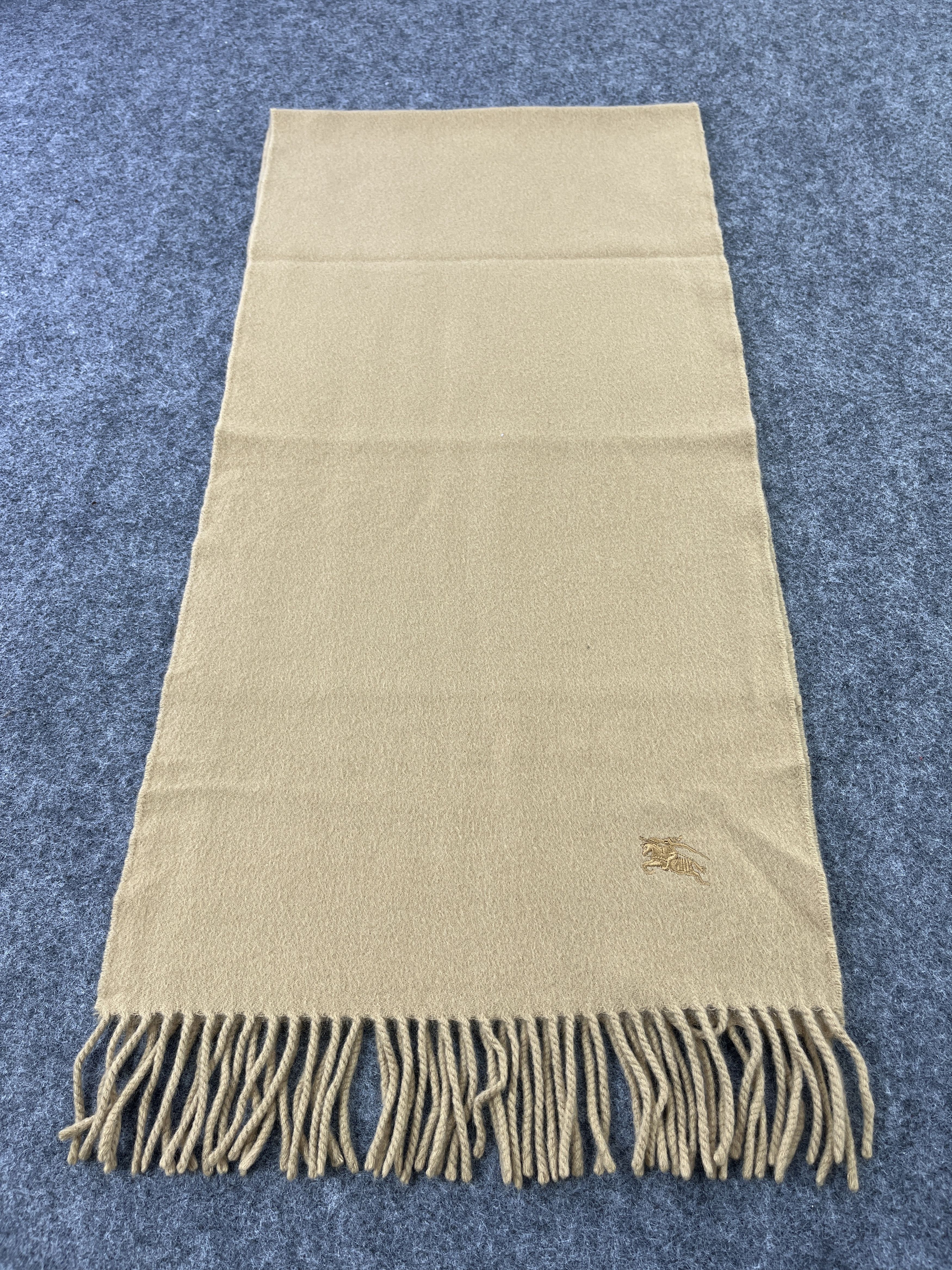 Burberry Burberry Full Brown Scarf / Muffler / Cashmere - T008 Size ONE SIZE - 1 Thumbnail