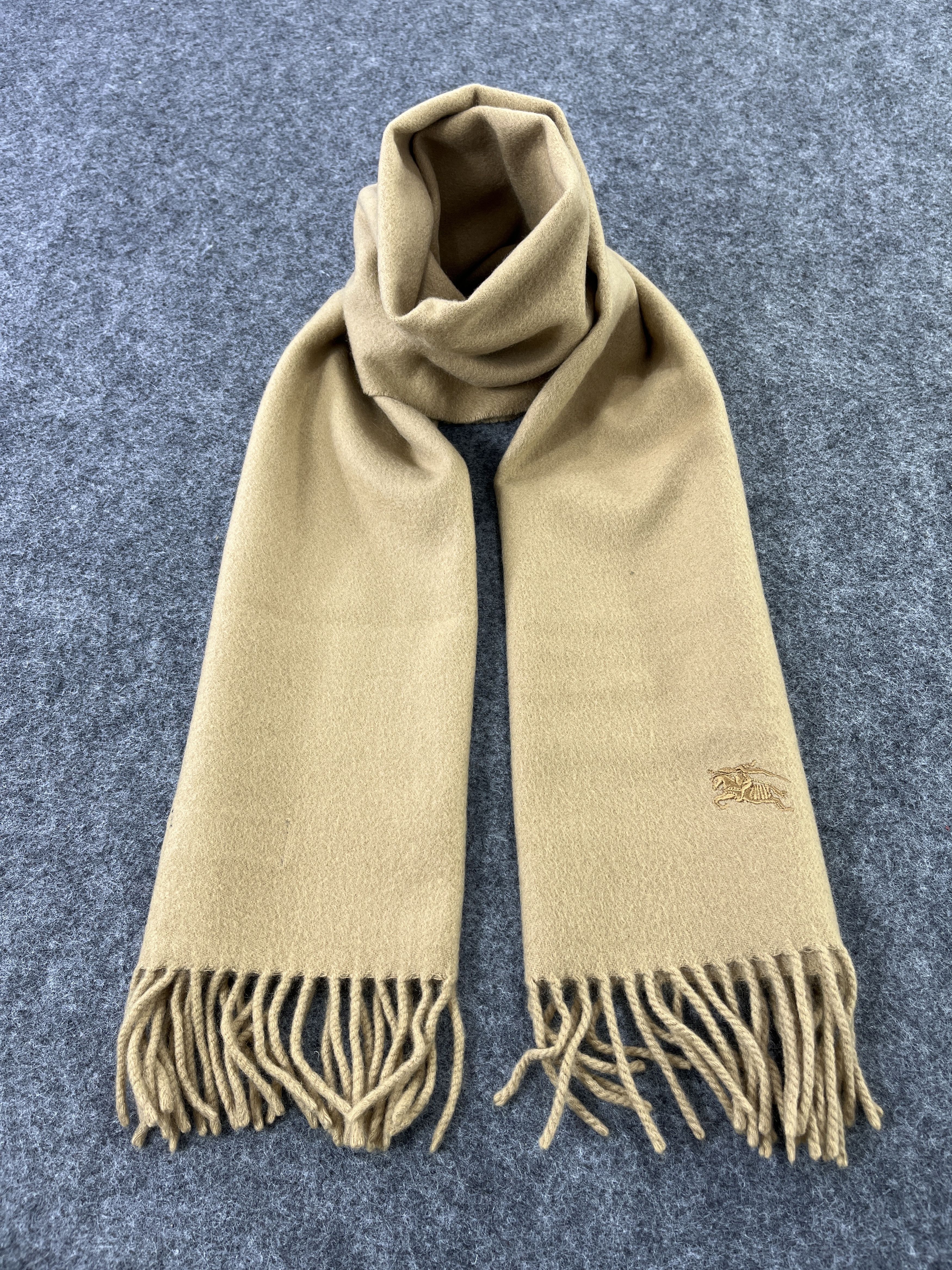 Burberry Burberry Full Brown Scarf / Muffler / Cashmere - T008 Size ONE SIZE - 8 Thumbnail