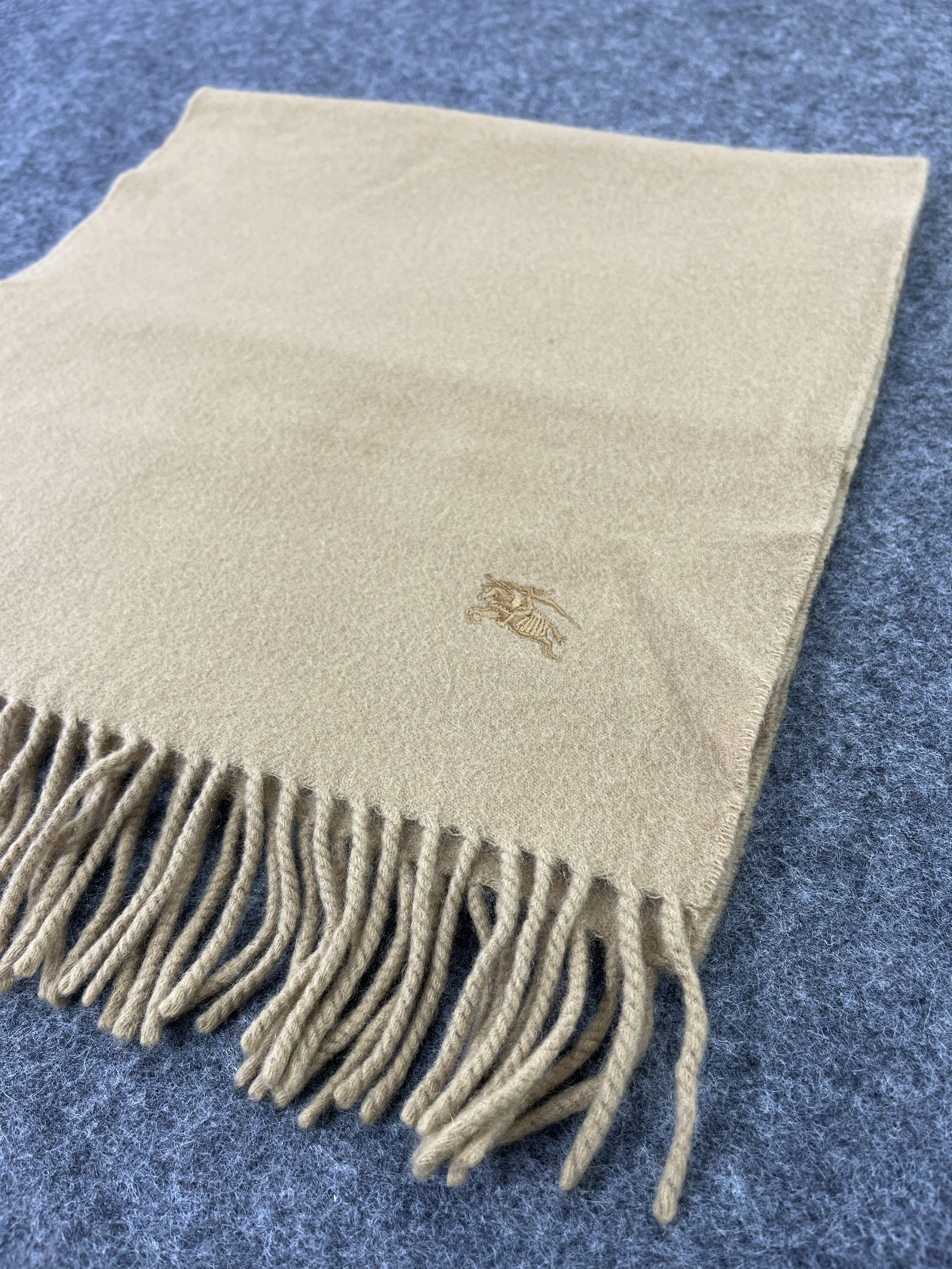 Burberry Burberry Full Brown Scarf / Muffler / Cashmere - T008 Size ONE SIZE - 4 Thumbnail
