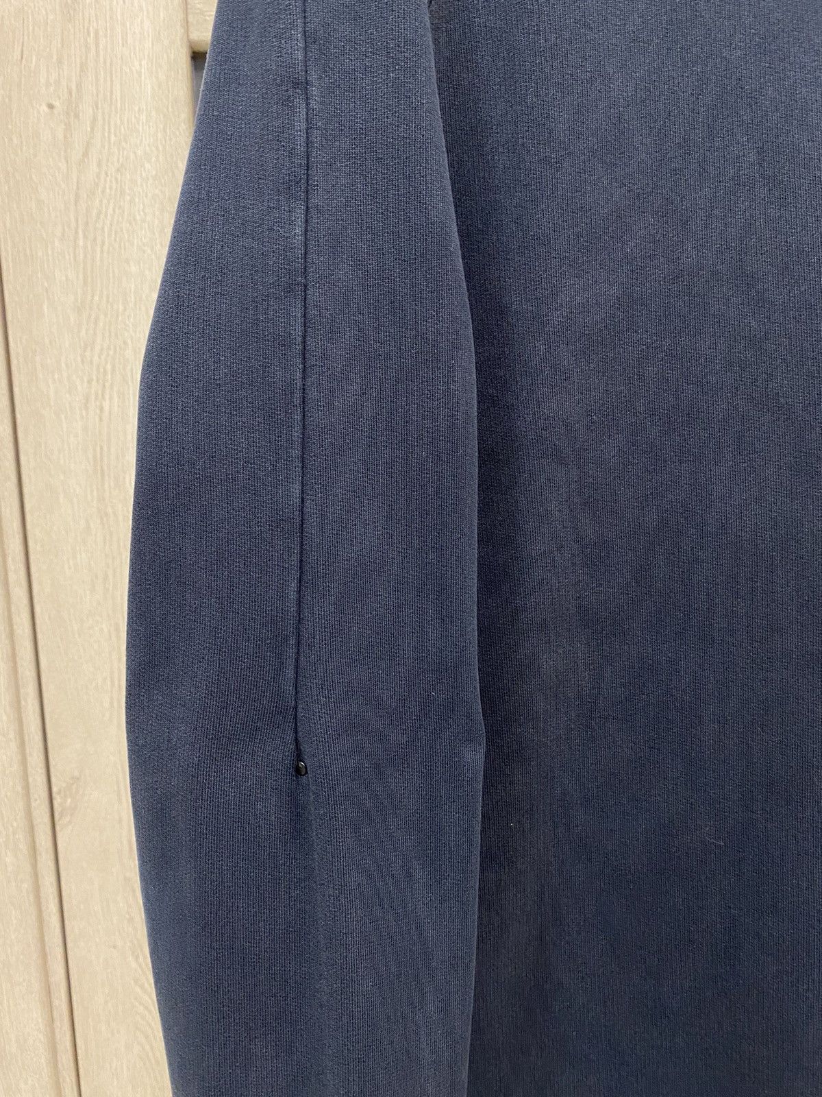 Folk Folk Navy Washed Cotton Crew Neck Long Sleeve Sweatshirt Size US M / EU 48-50 / 2 - 6 Thumbnail
