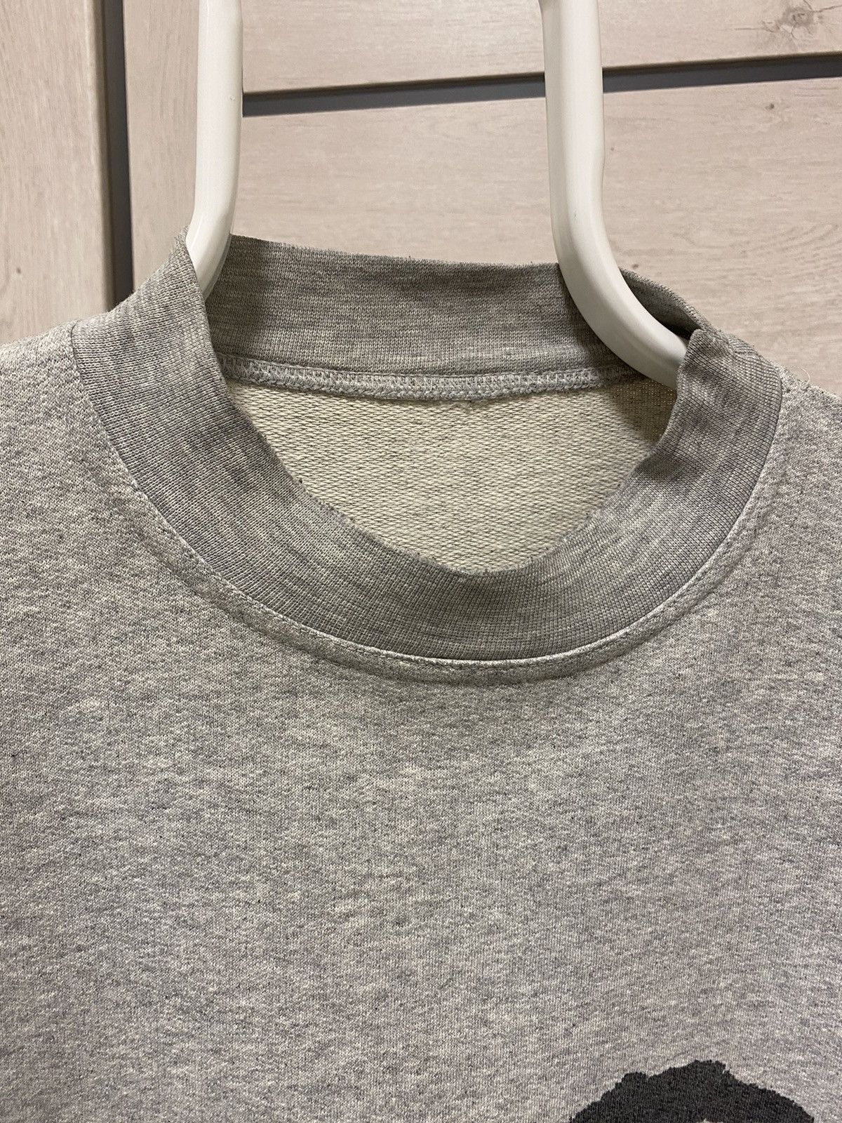 Nike × Vintage Nike Vintage Swoosh Grey Crew Neck Cotton Sweatshirt Size US XL / EU 56 / 4 - 5 Thumbnail