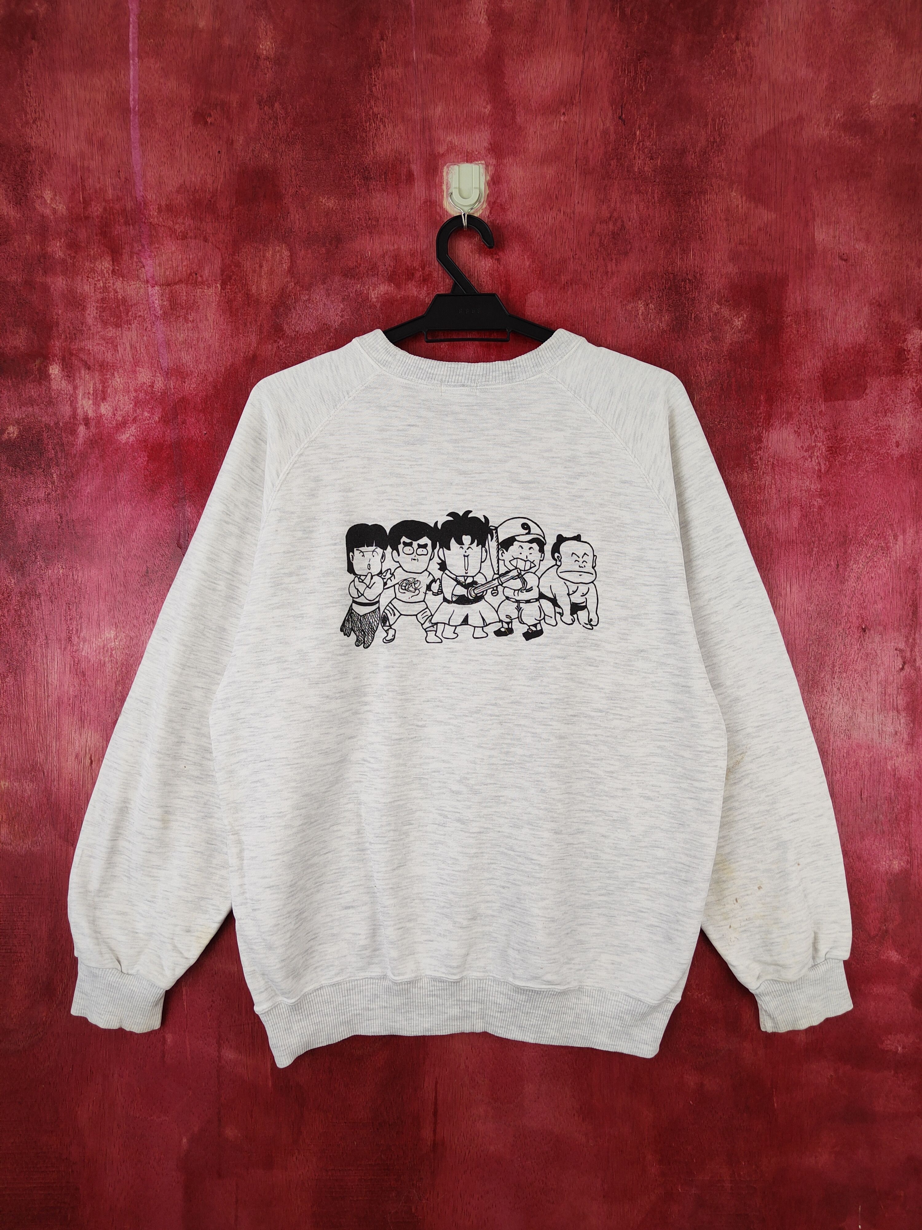 Anime MSS anima cartoon japan vintage Gray Sweatshirt #5462 Size US L / EU 52-54 / 3 - 1 Thumbnail