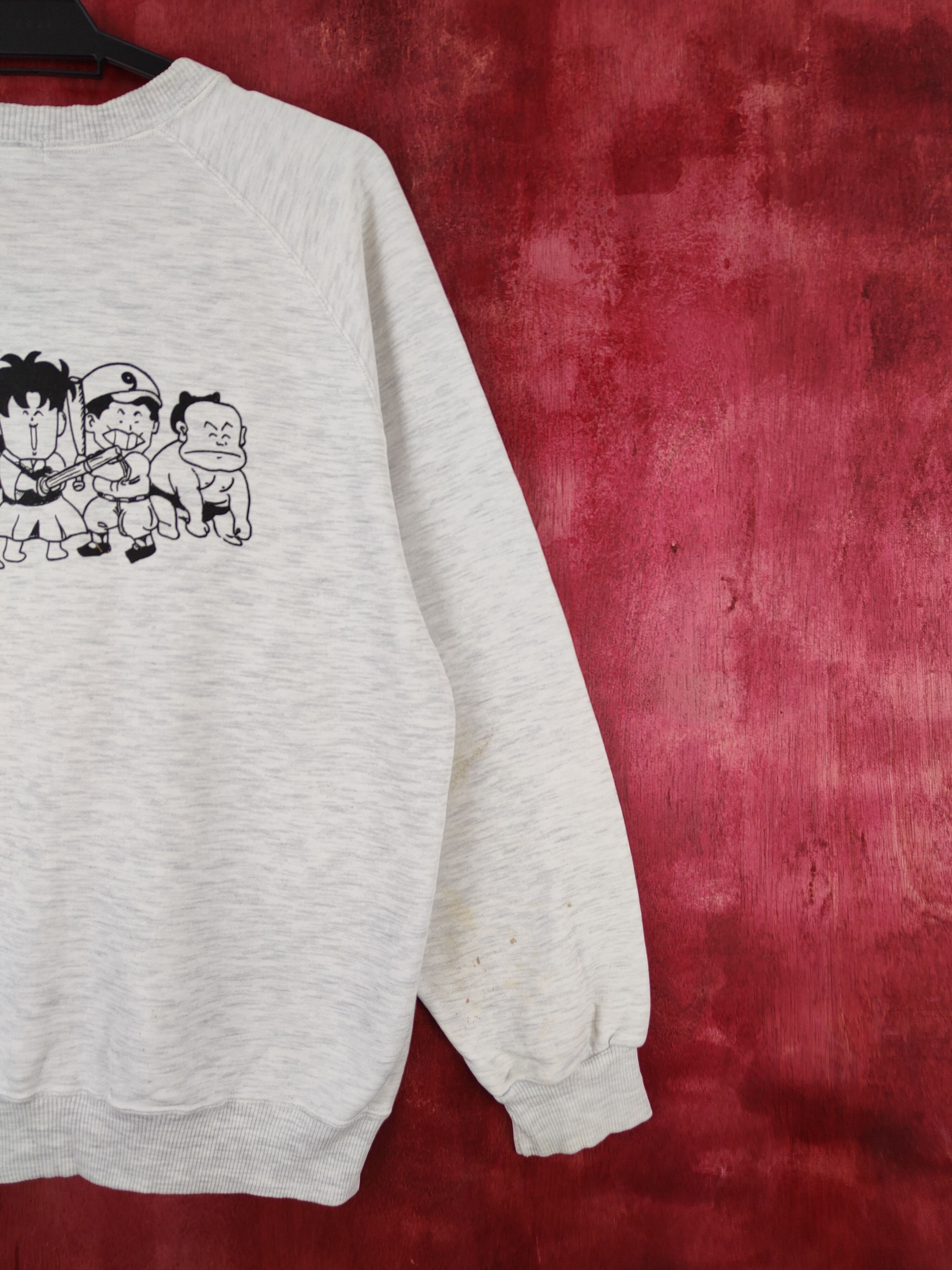 Anime MSS anima cartoon japan vintage Gray Sweatshirt #5462 Size US L / EU 52-54 / 3 - 4 Thumbnail