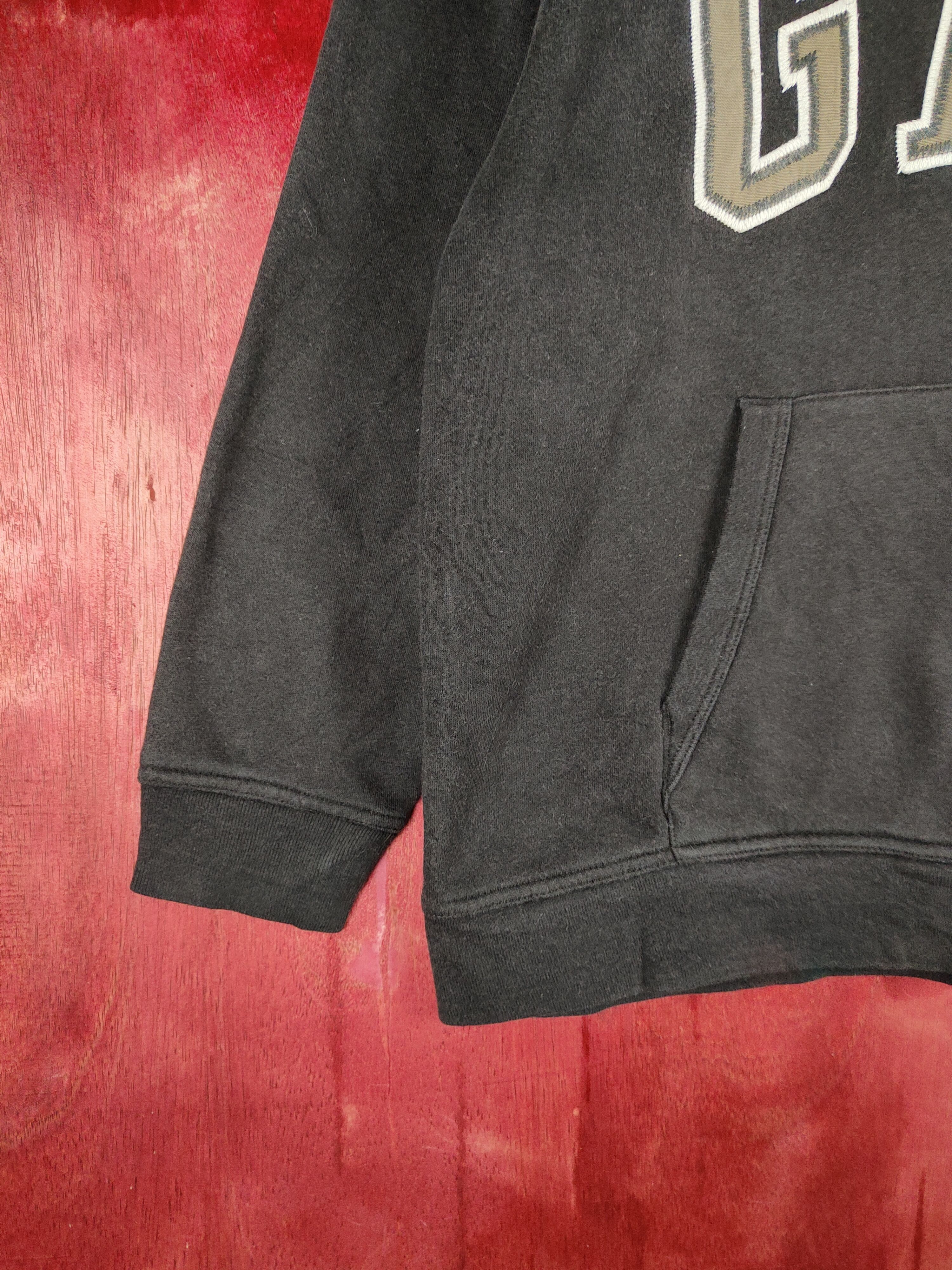 Gap × Japanese Brand GAPkids Black Faded Hoodie Sweater #287B Size M / US 6-8 / IT 42-44 - 4 Thumbnail