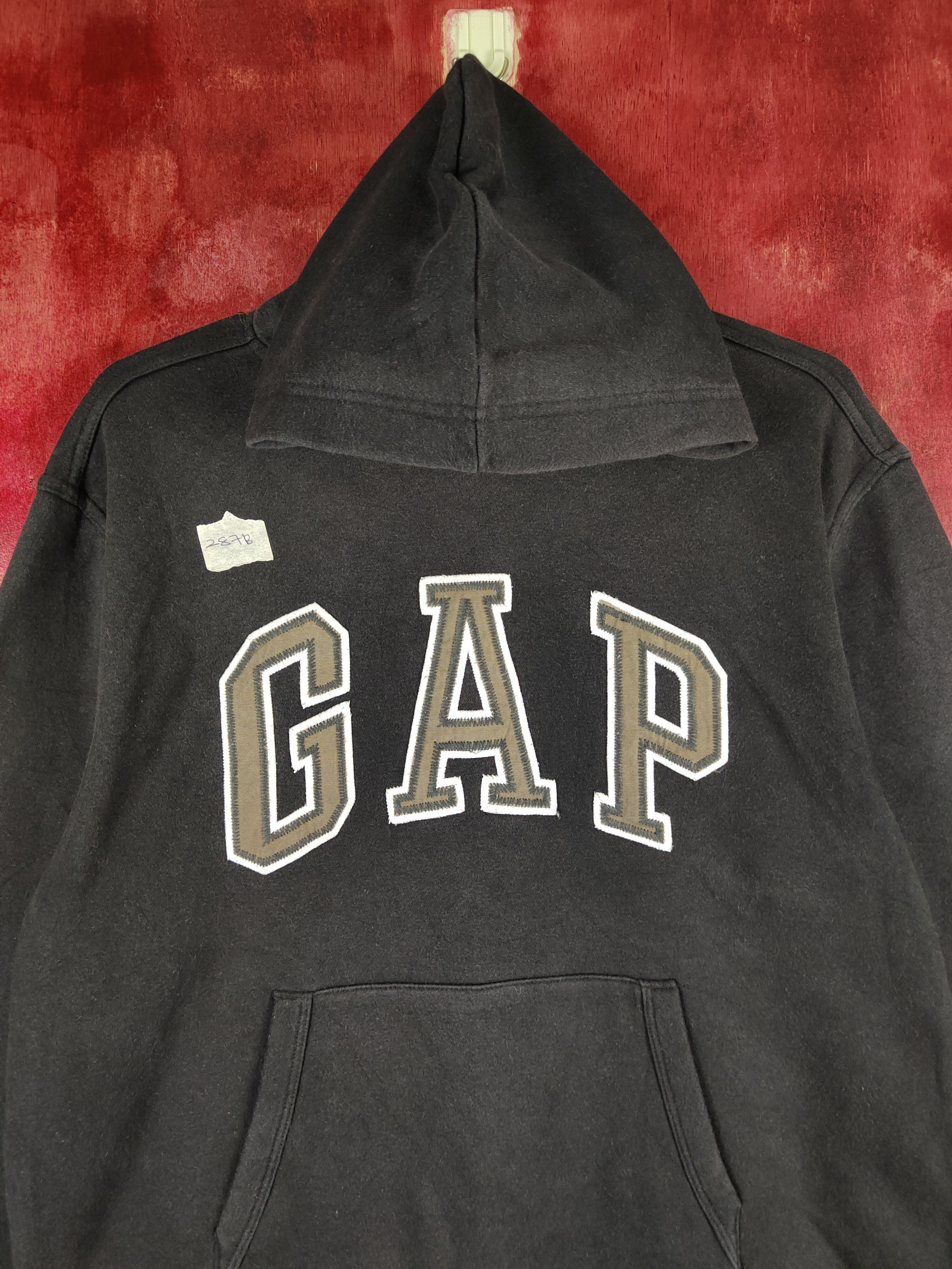 Gap × Japanese Brand GAPkids Black Faded Hoodie Sweater #287B Size M / US 6-8 / IT 42-44 - 2 Thumbnail