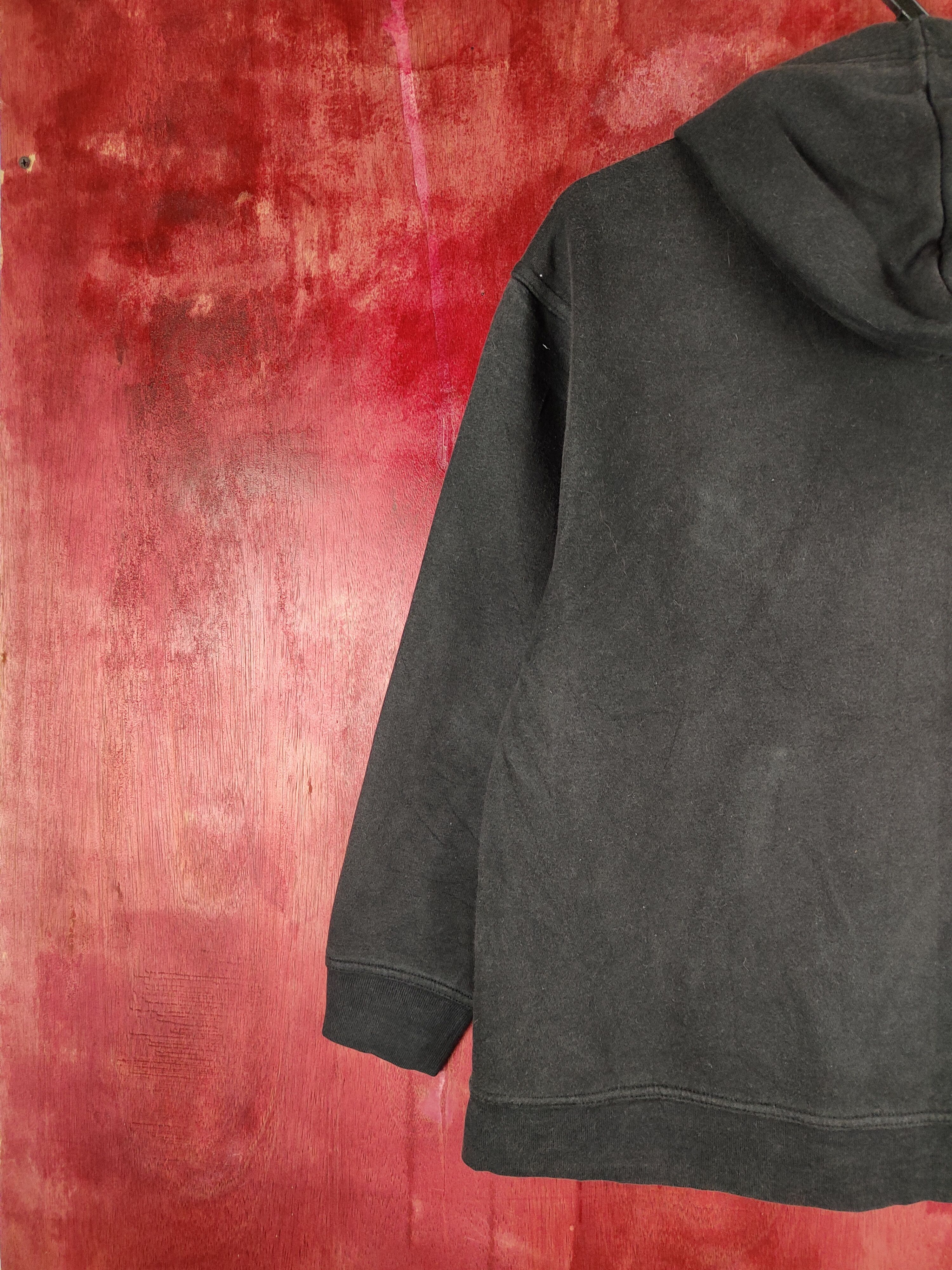 Gap × Japanese Brand GAPkids Black Faded Hoodie Sweater #287B Size M / US 6-8 / IT 42-44 - 8 Thumbnail