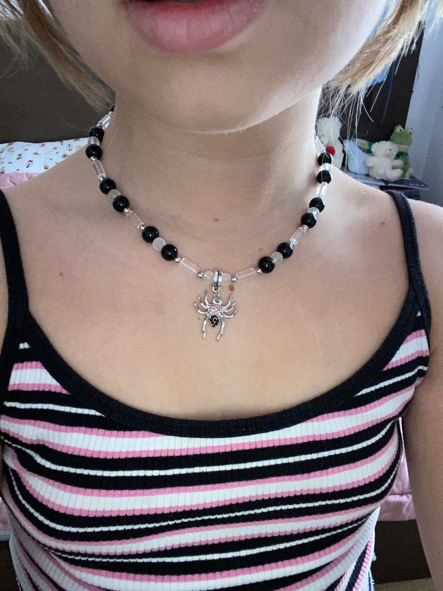 Jewelry Spider Pendant Necklace Size ONE SIZE - 2 Thumbnail
