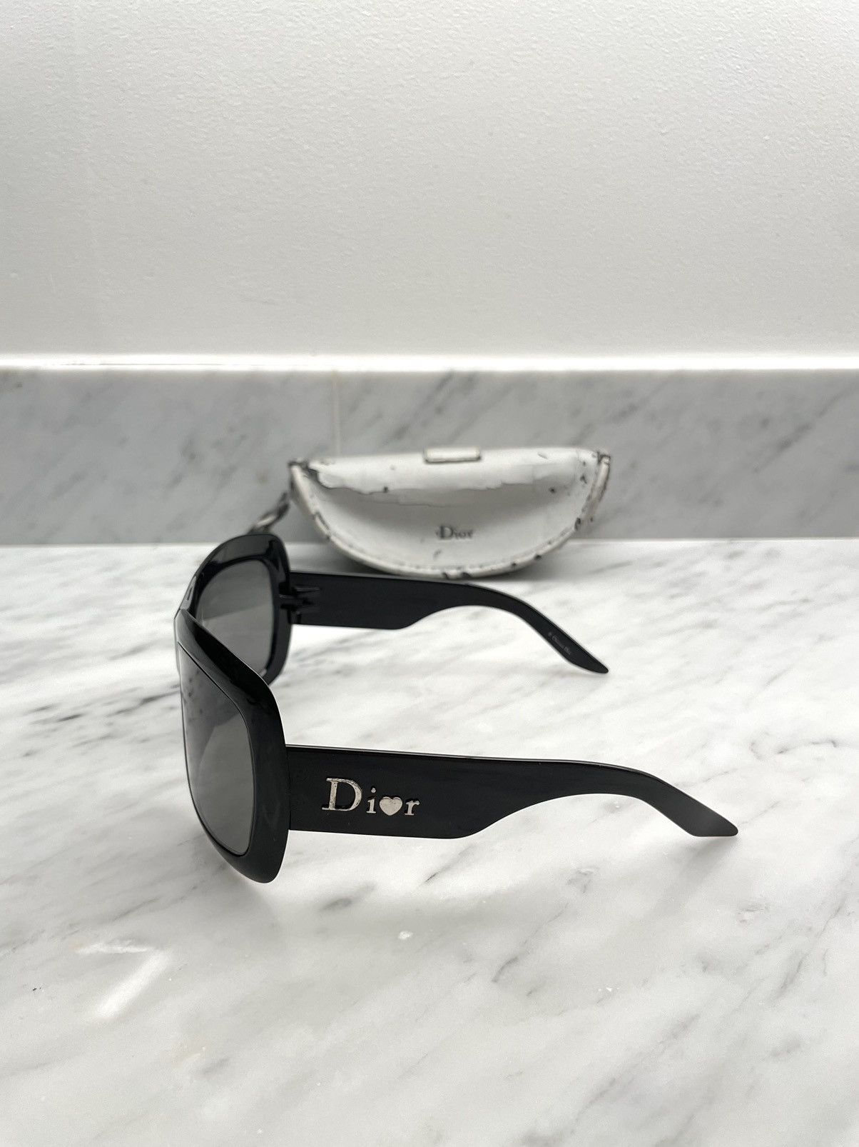 Dior extra light mask big shield sunglasses galliano so