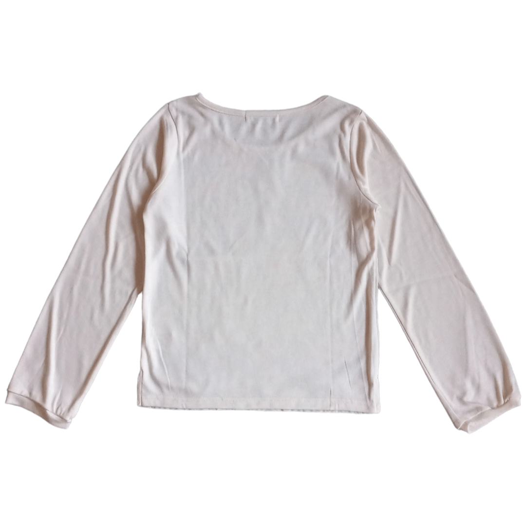 Angel Blue Angel Blue - Chuckle Printed Long Sleeve Tshirt Size S / US 4 / IT 40 - 2 Thumbnail