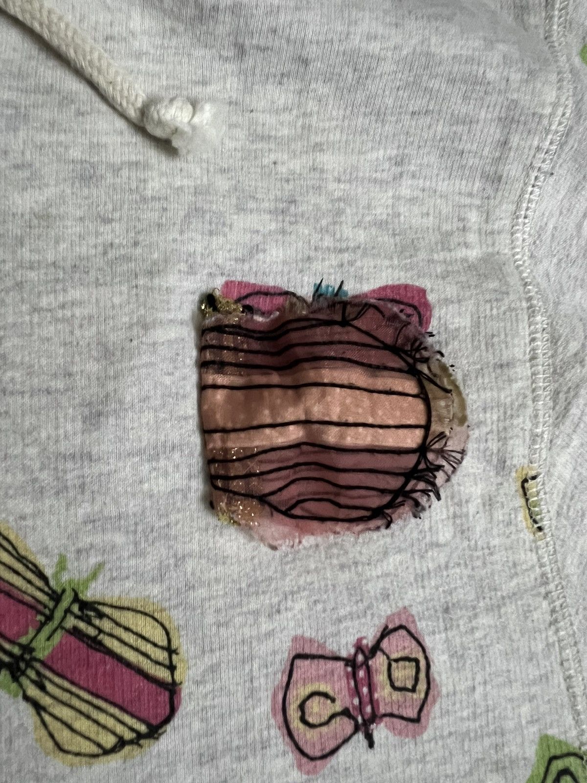 Issey Miyake × Japanese Brand × Ne-Net VINTAGE NE-NET (ISSEY MIYAKE) BUTTERFLIES HOODIE Size XS / US 0-2 / IT 36-38 - 16 Thumbnail