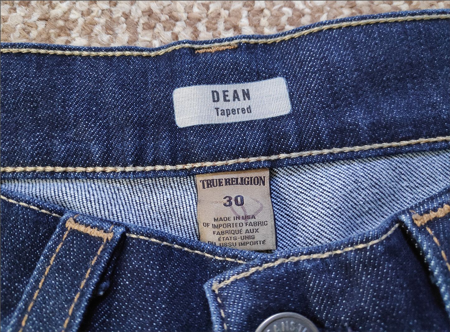 True Religion True Religion Dean Tapered denim jeans made in USA Size US 30 / EU 46 - 7 Thumbnail