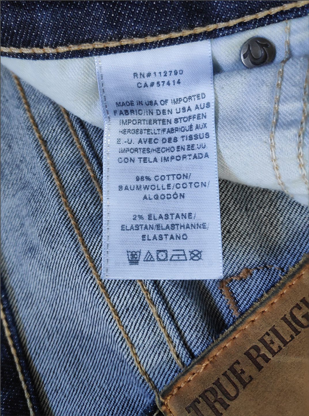 True Religion True Religion Dean Tapered denim jeans made in USA Size US 30 / EU 46 - 11 Thumbnail