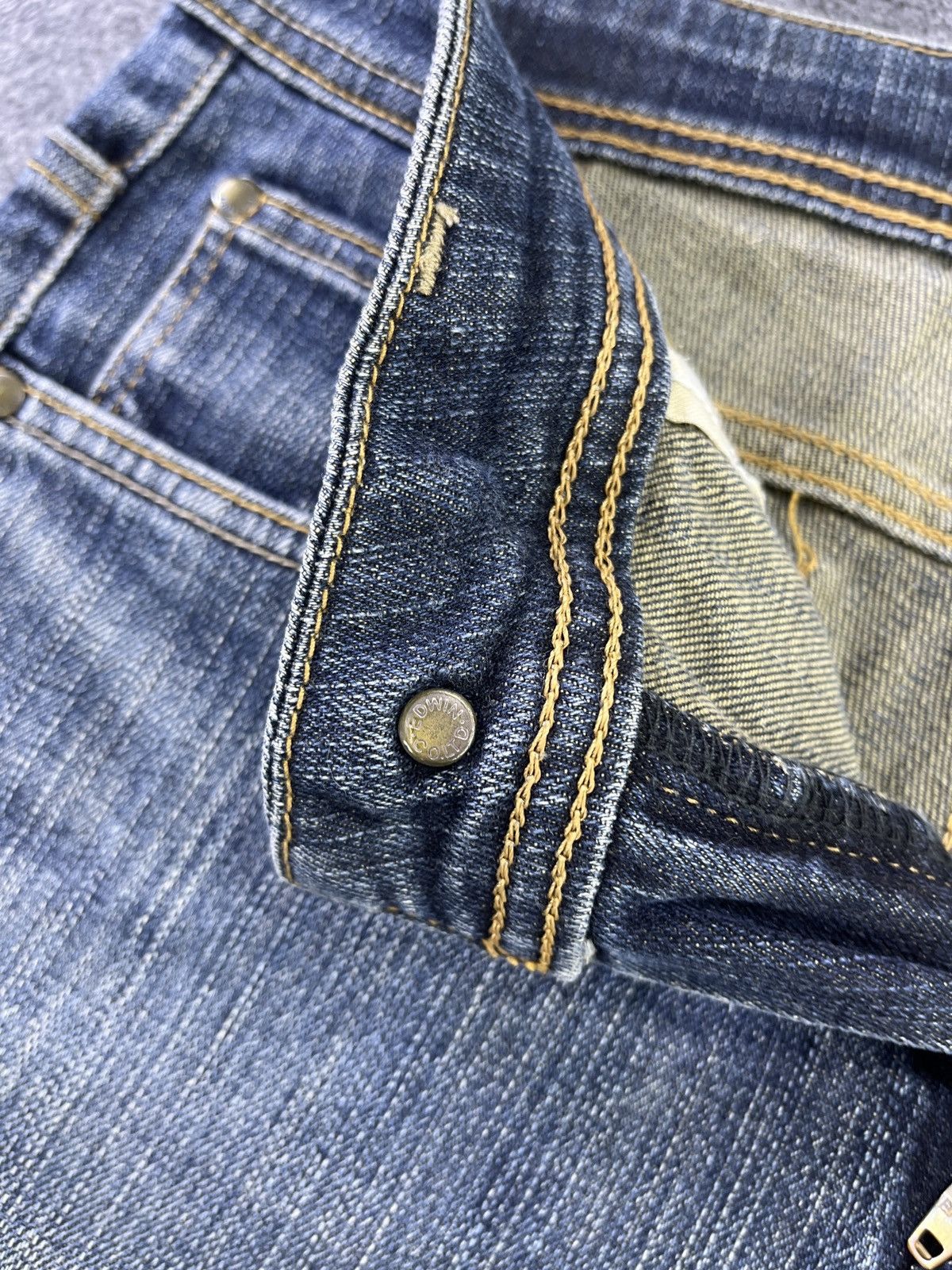 Edwin × Vintage Vintage Miss Edwin 503 L Blue Wash Jeans - J932 Size 30" / US 8 / IT 44 - 8 Thumbnail