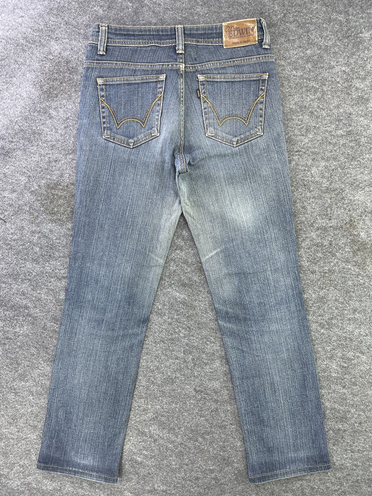 Edwin × Vintage Vintage Miss Edwin 503 L Blue Wash Jeans - J932 Size 30" / US 8 / IT 44 - 2 Thumbnail