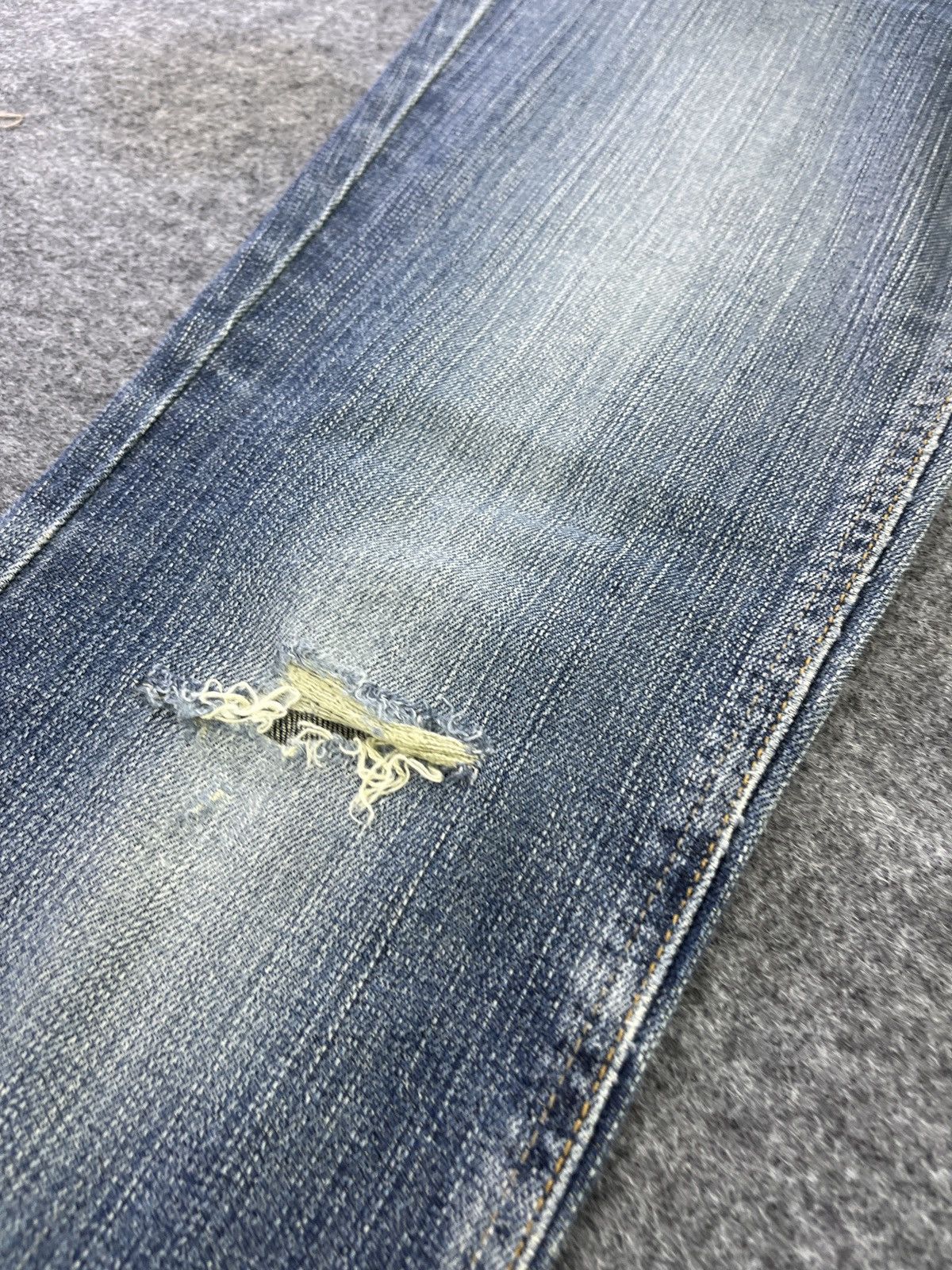 Edwin × Vintage Vintage Miss Edwin 503 L Blue Wash Jeans - J932 Size 30" / US 8 / IT 44 - 5 Thumbnail