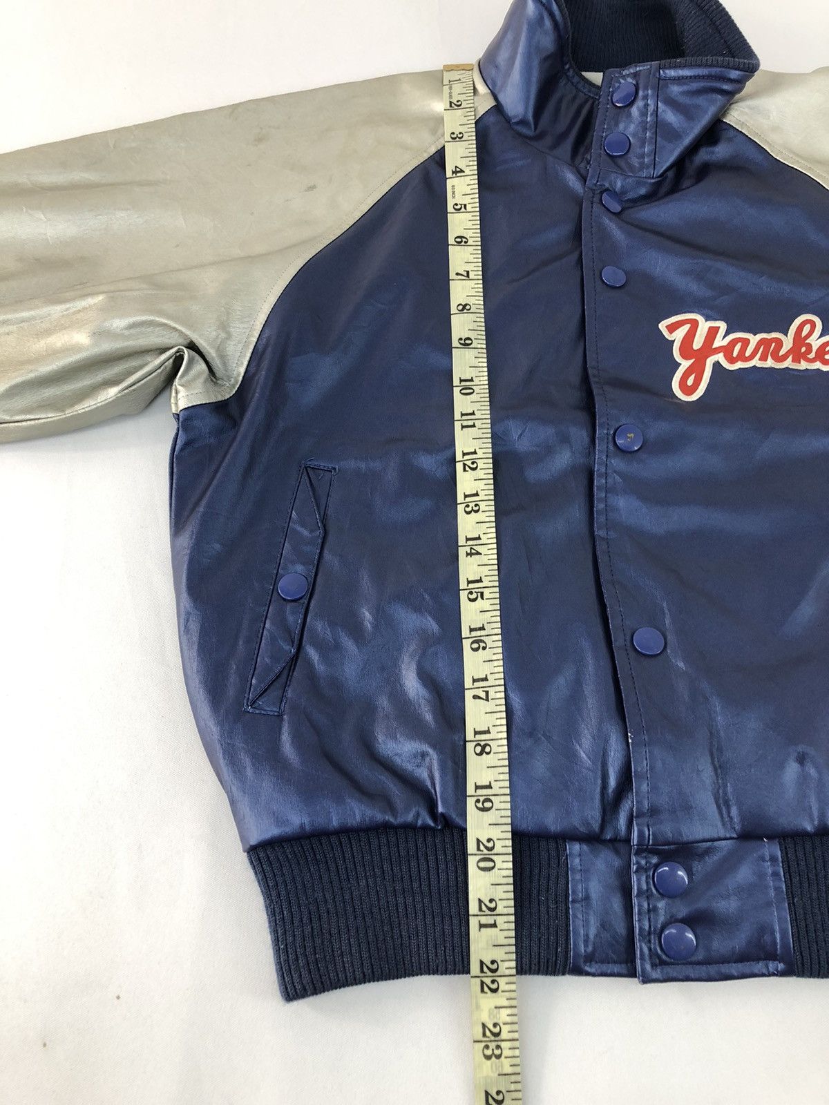Japanese Brand × Mizuno 90s Mizuno Yankees Baseball Quilted Varsity Jacket Size US S / EU 44-46 / 1 - 12 Thumbnail