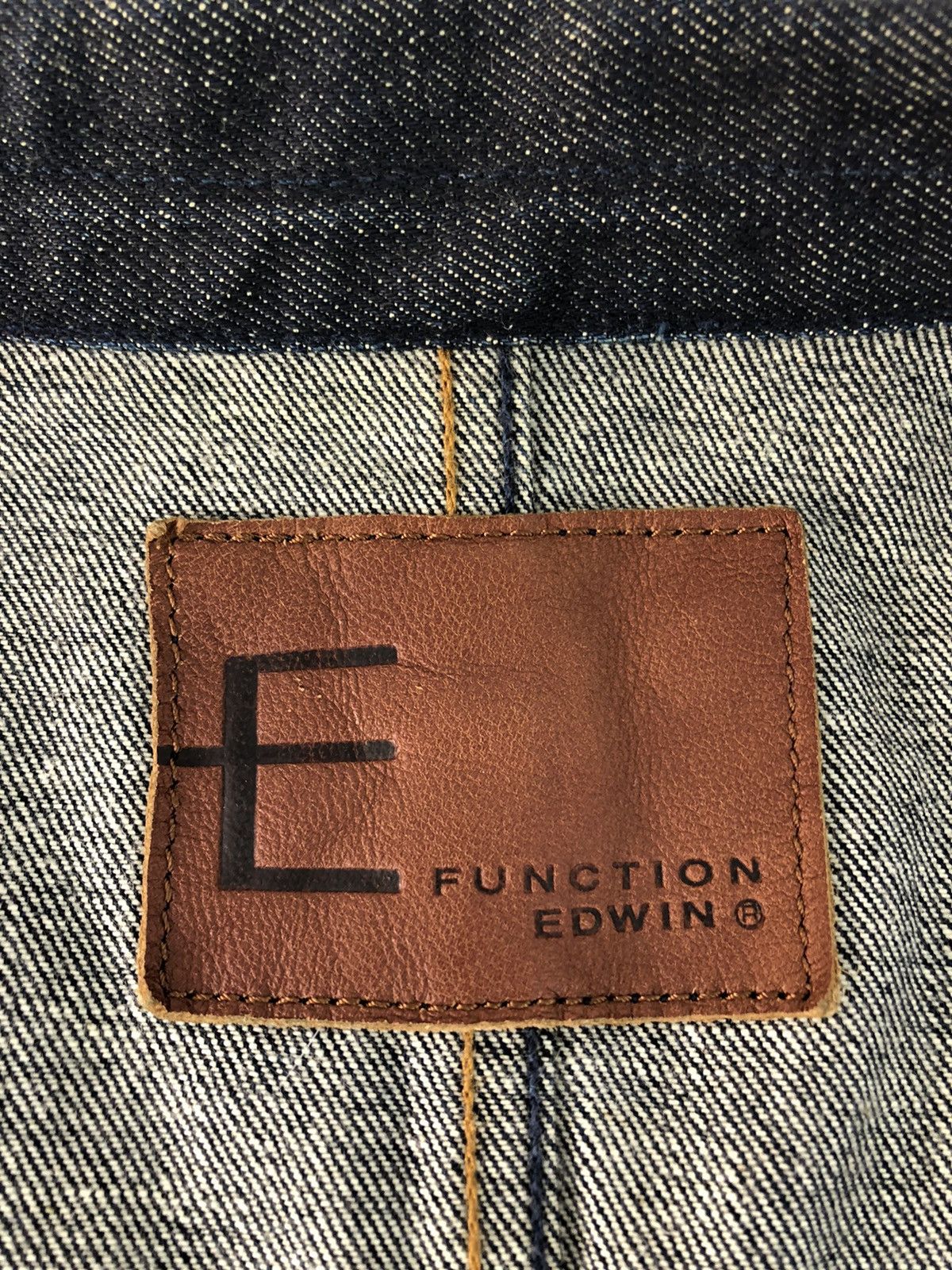 Edwin × Vintage 90s Hype Edwin Function Indigo Button Design Denim Jacket Size US M / EU 48-50 / 2 - 9 Thumbnail