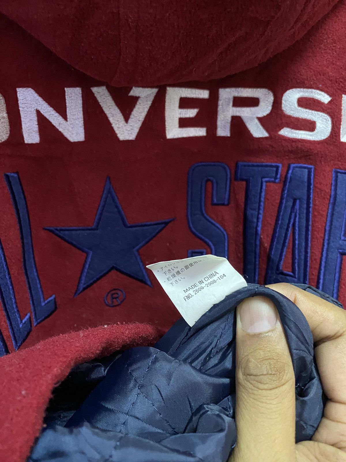 Converse × Vintage Vintage Converse Big Logo Jacket Size US XL / EU 56 / 4 - 10 Thumbnail