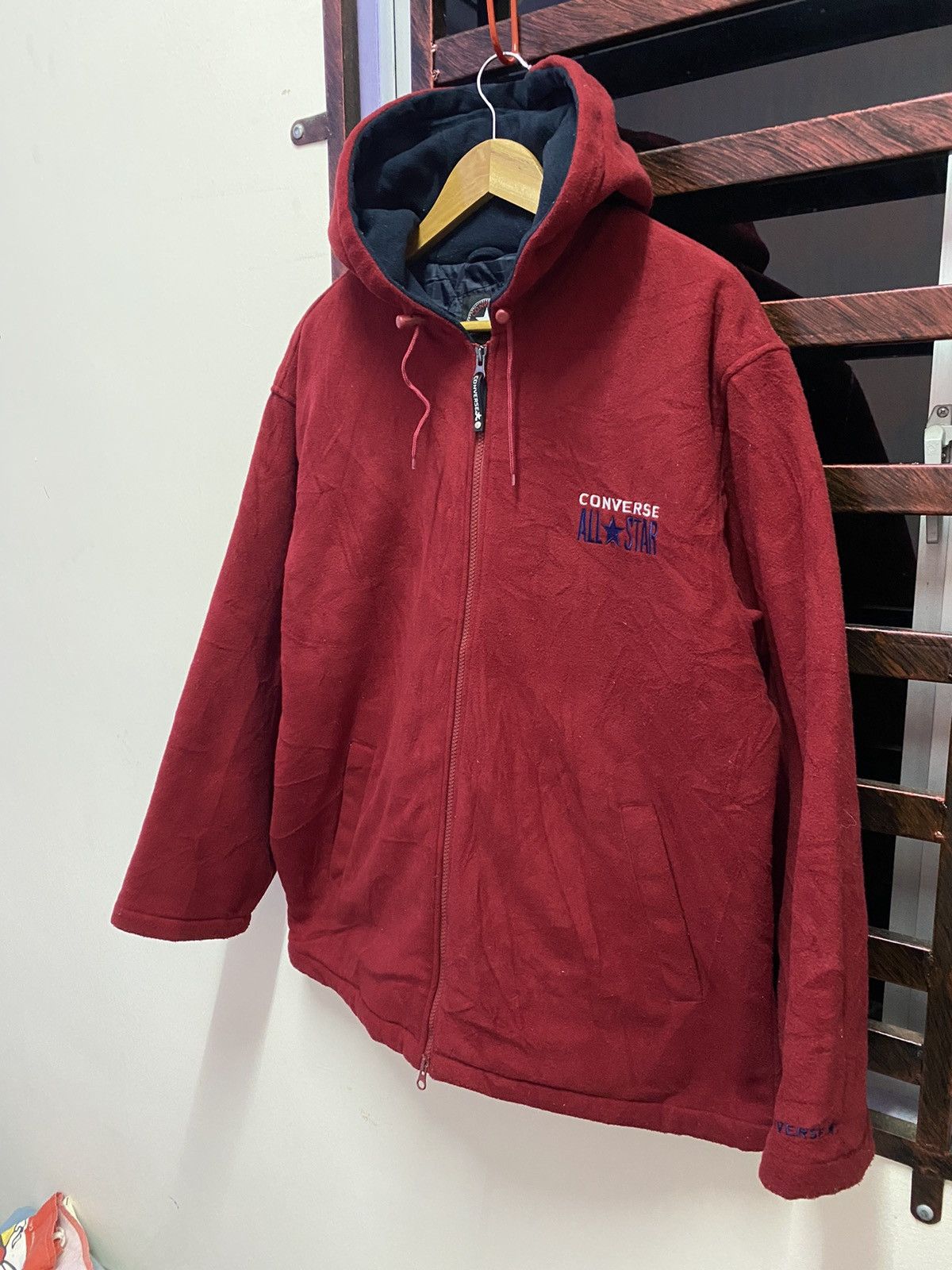 Converse × Vintage Vintage Converse Big Logo Jacket Size US XL / EU 56 / 4 - 6 Thumbnail