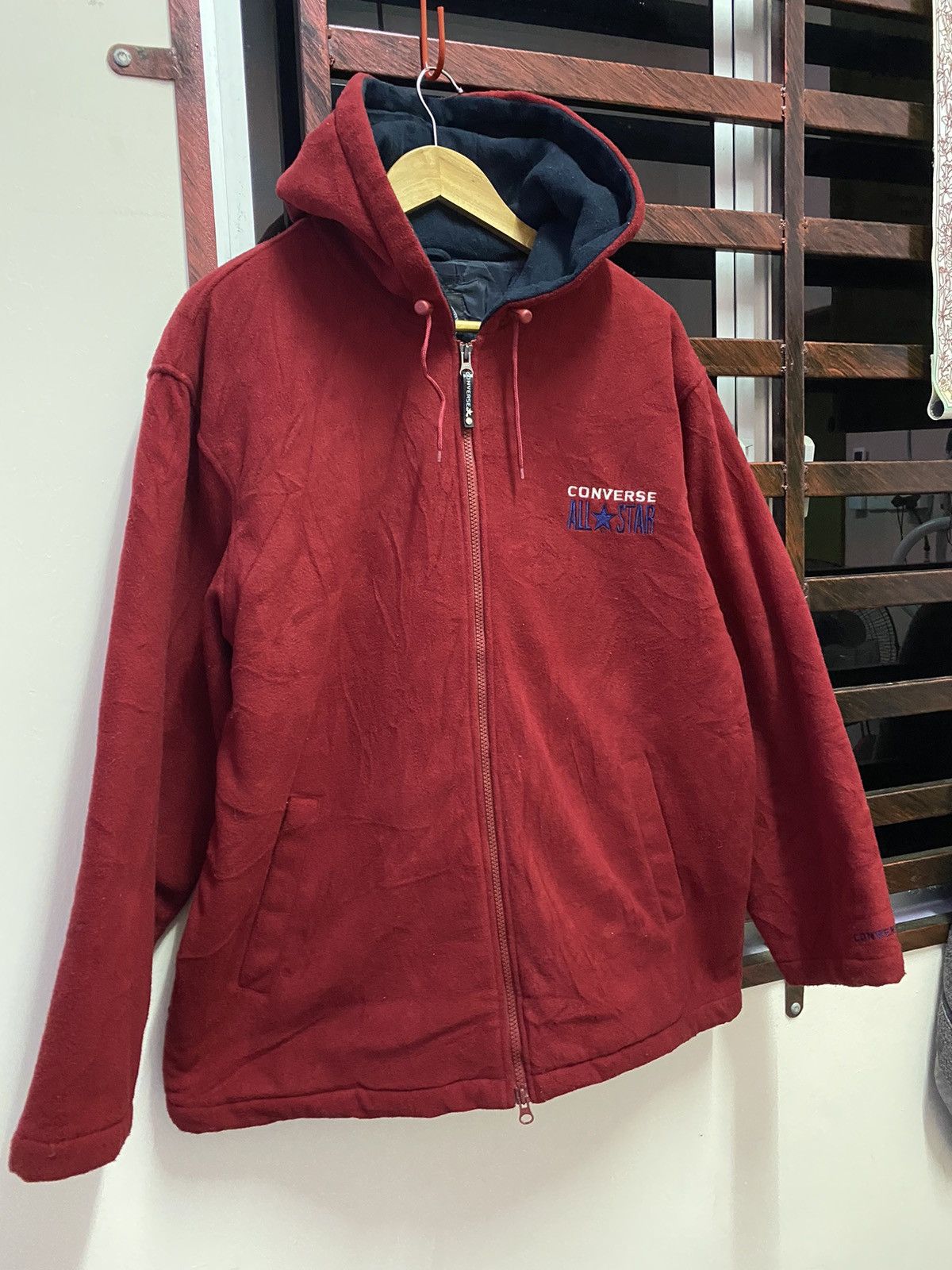 Converse × Vintage Vintage Converse Big Logo Jacket Size US XL / EU 56 / 4 - 4 Thumbnail