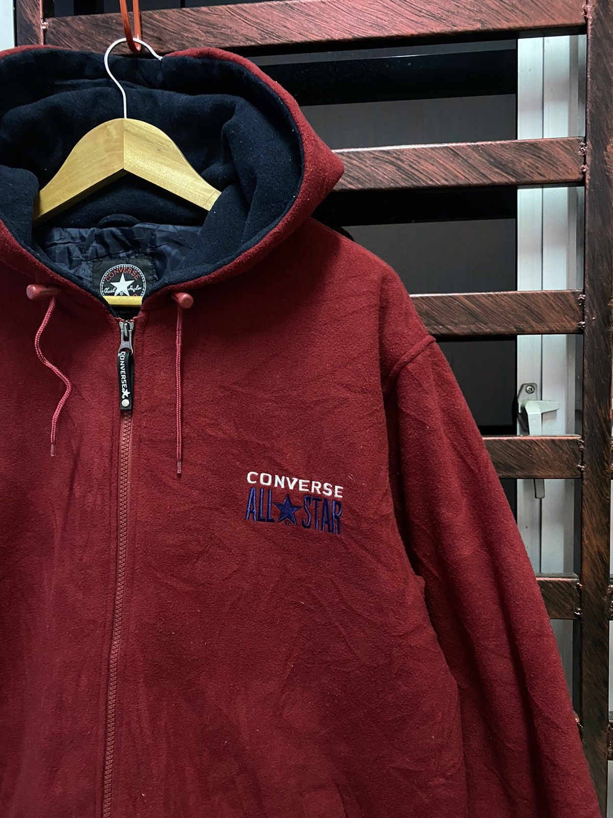 Converse × Vintage Vintage Converse Big Logo Jacket Size US XL / EU 56 / 4 - 7 Thumbnail