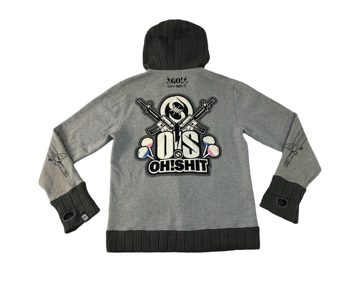 Japanese Brand × Vintage Oh Shit Nice Brand Go Fight Big Patches Logo Hooded Jacket Size US M / EU 48-50 / 2 - 1 Thumbnail