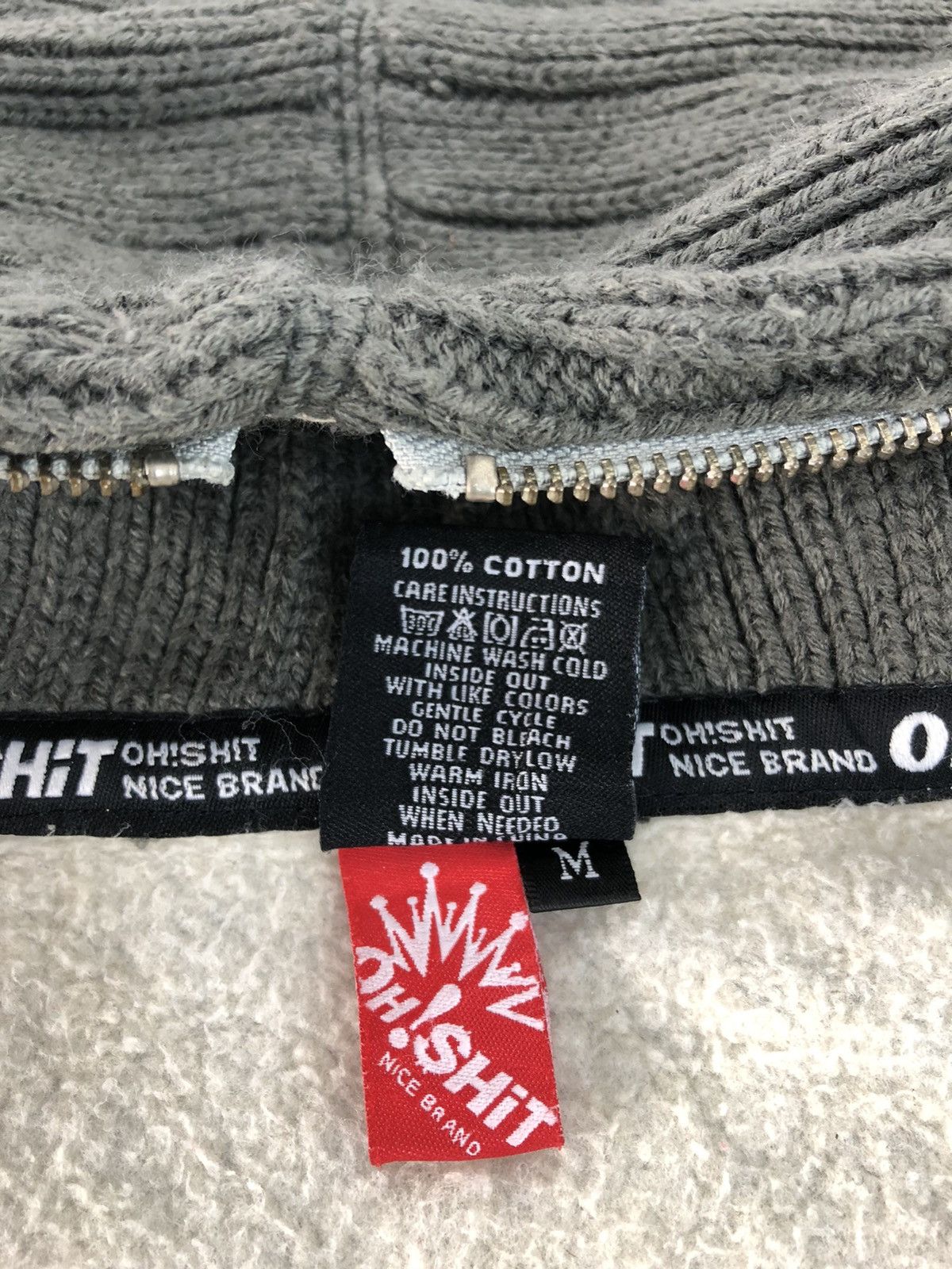 Japanese Brand × Vintage Oh Shit Nice Brand Go Fight Big Patches Logo Hooded Jacket Size US M / EU 48-50 / 2 - 11 Thumbnail