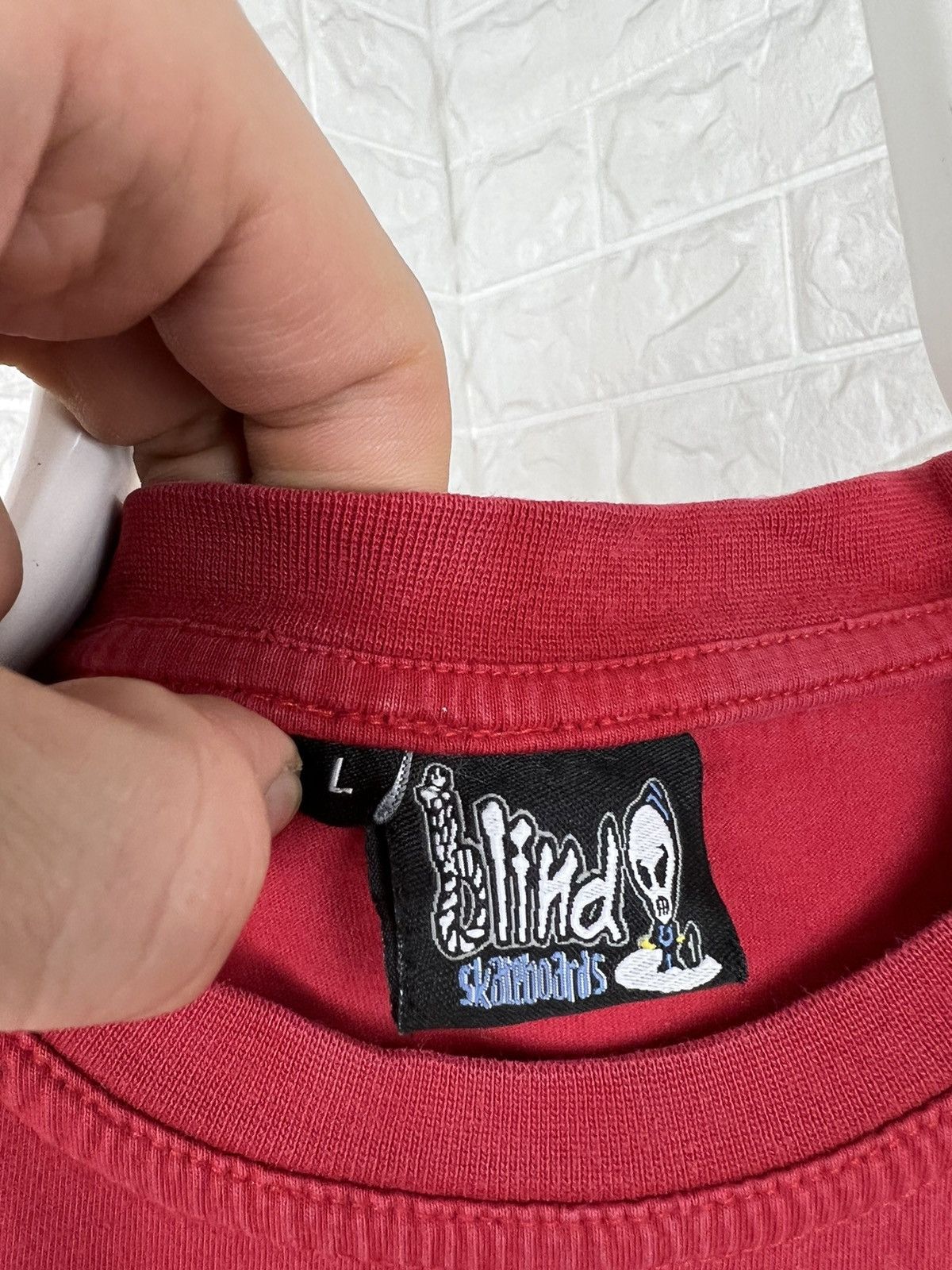 Hook-Ups × Shorty's Skateboards × Vintage Vintage 90s Blind Skateboards Tee Size US L / EU 52-54 / 3 - 22 Thumbnail